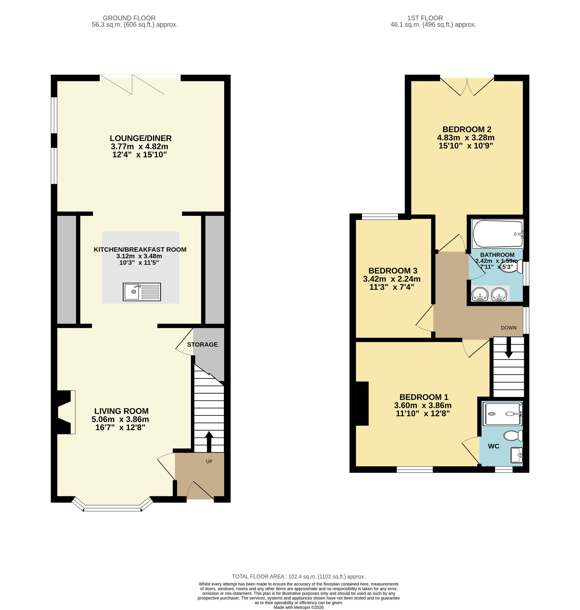 2 Well Lane, Alfreton floorplan