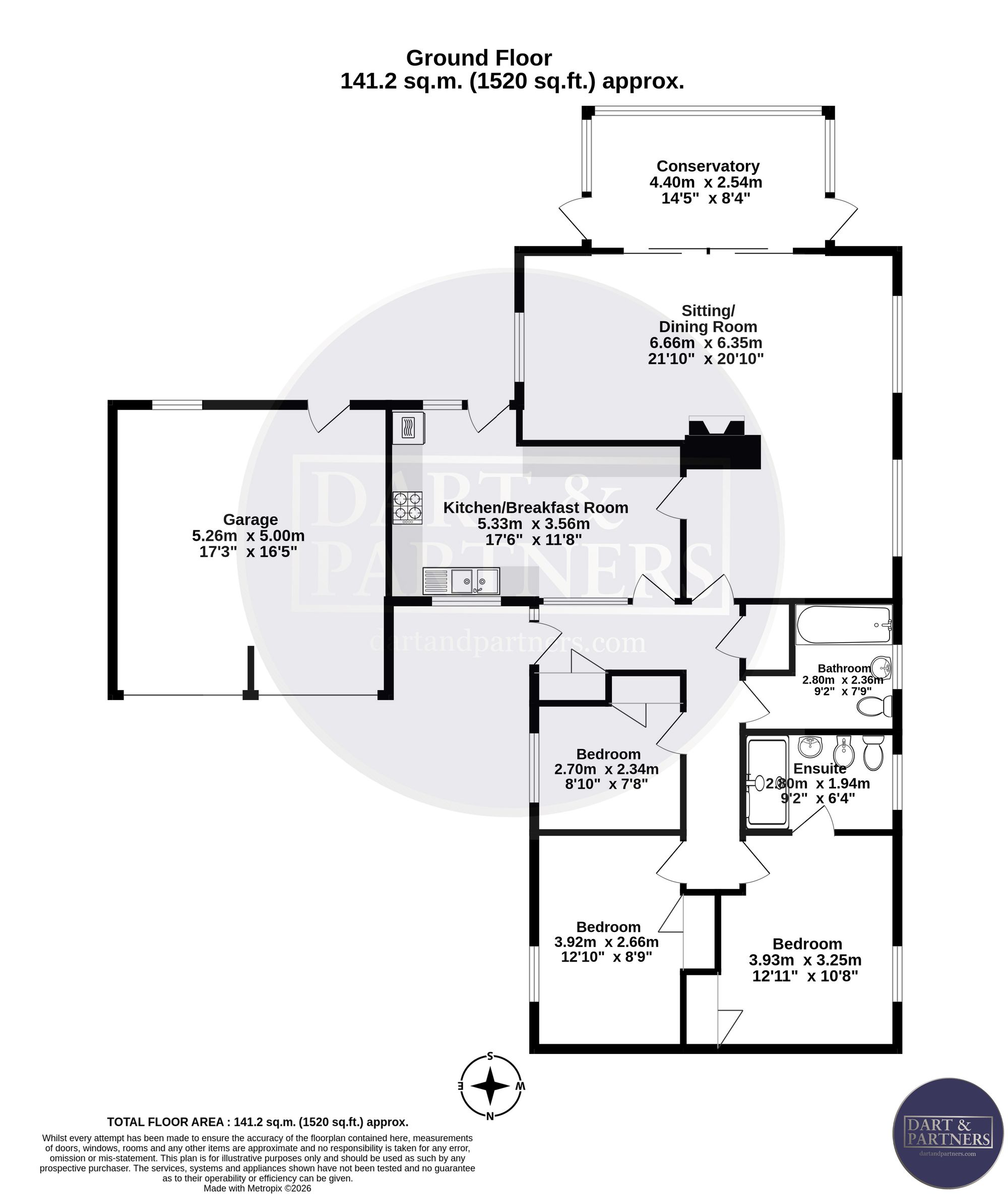 6 Murley Grange, Teignmouth floorplan