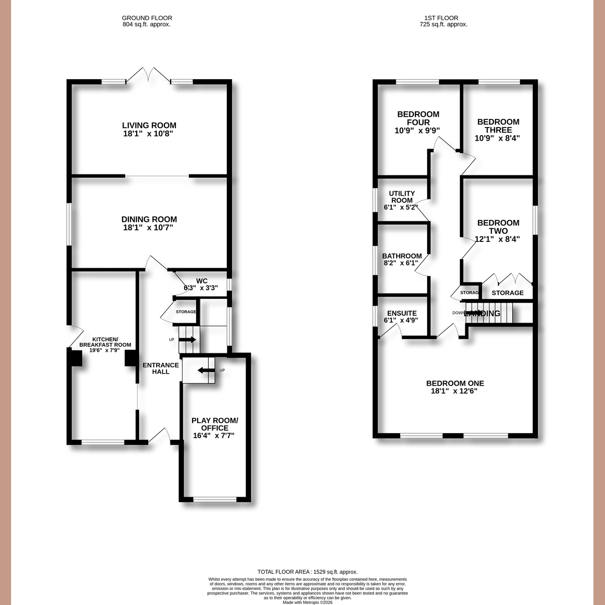 18, Hill Road, Benfleet floorplan