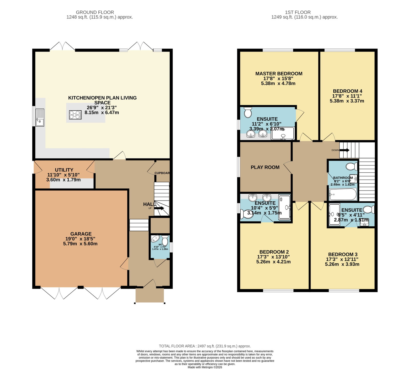 Plot 2, Pen Gwel, Saltash floorplan
