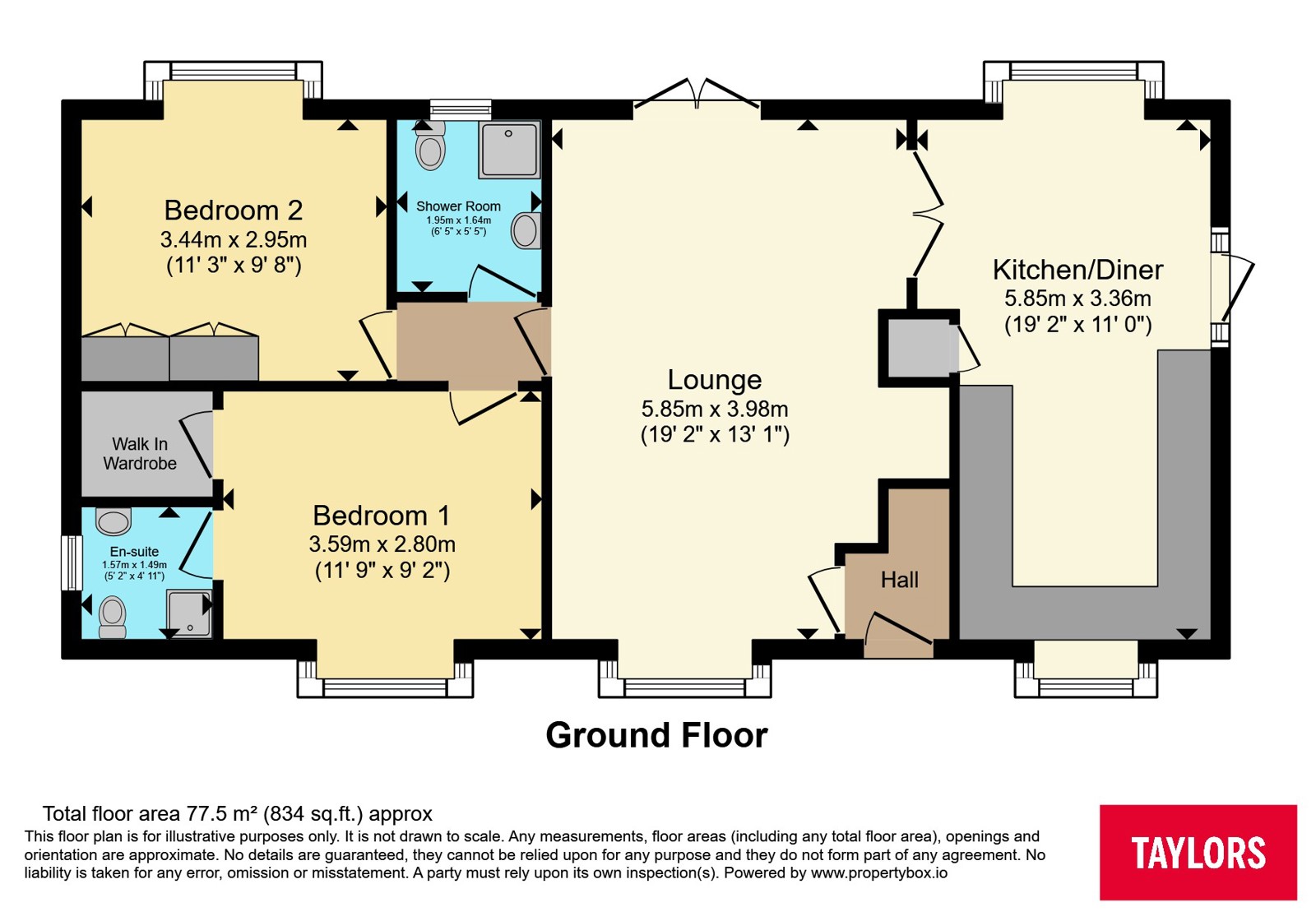 3, Fairfield, Northamptonshire floorplan