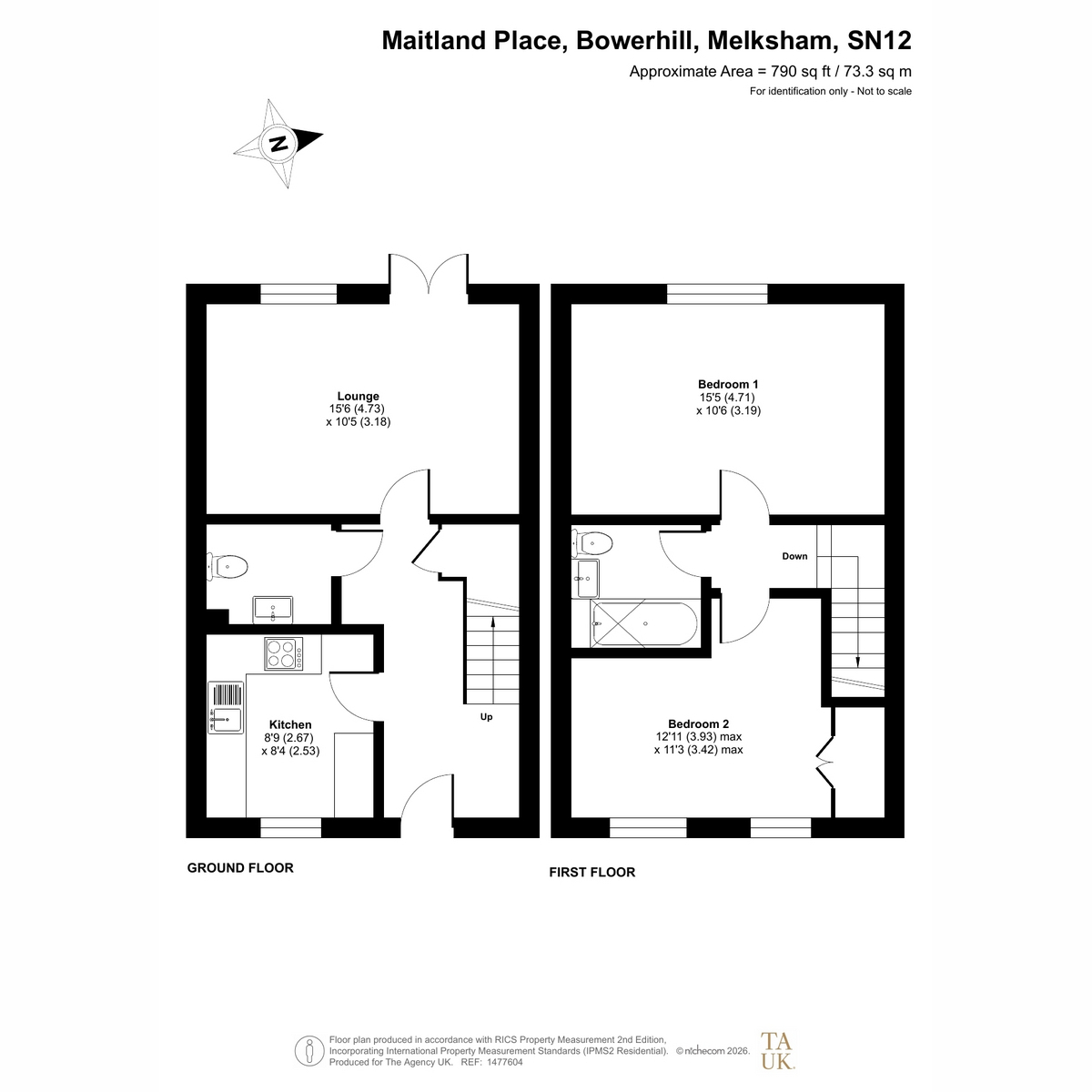 52, Maitland Place, Melksham floorplan