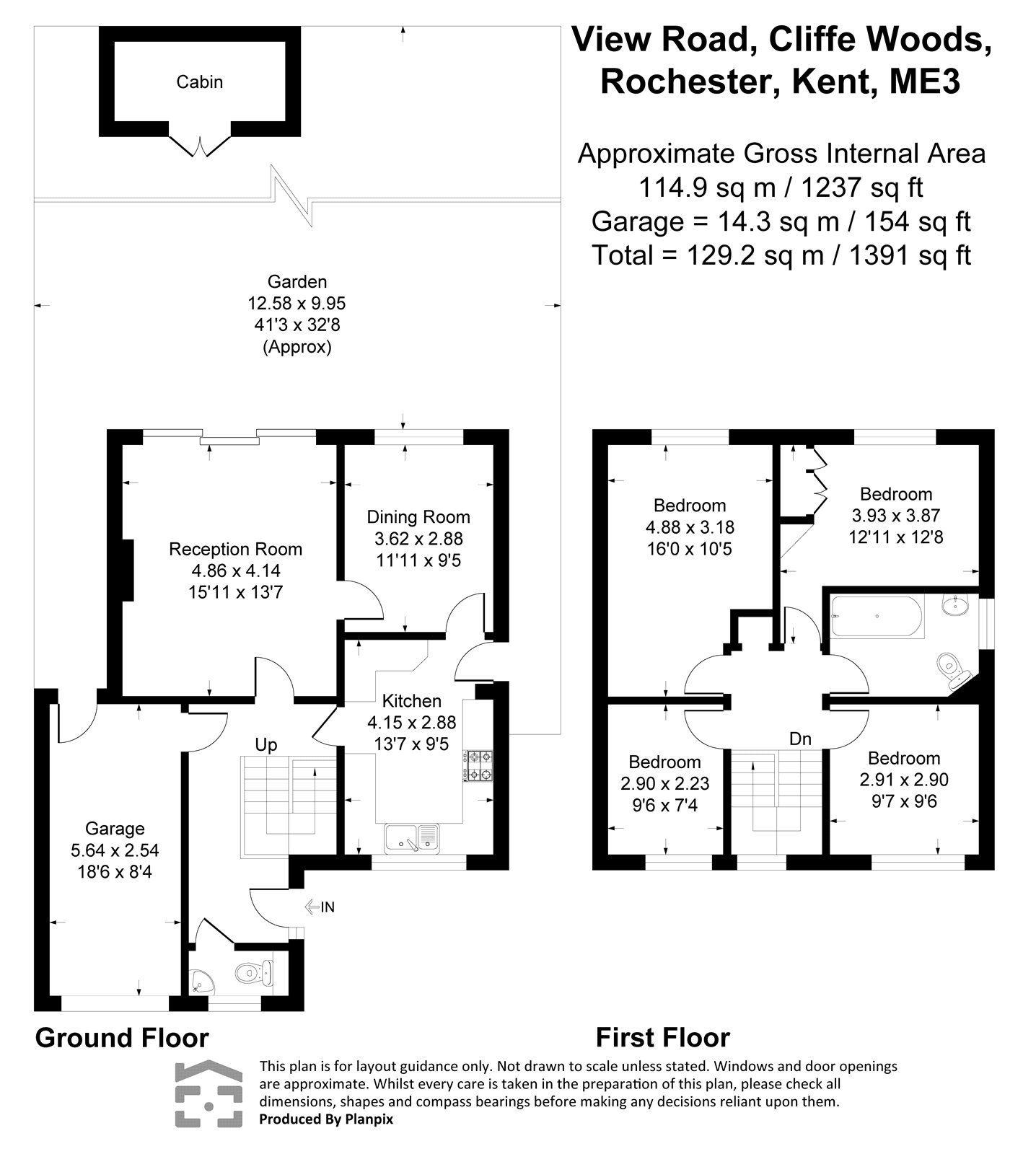 20, View Road, Rochester floorplan