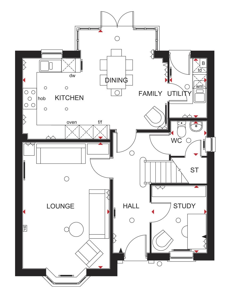 Holden At Kensey Road Mickleover Derby De3 4 Bedroom Detached