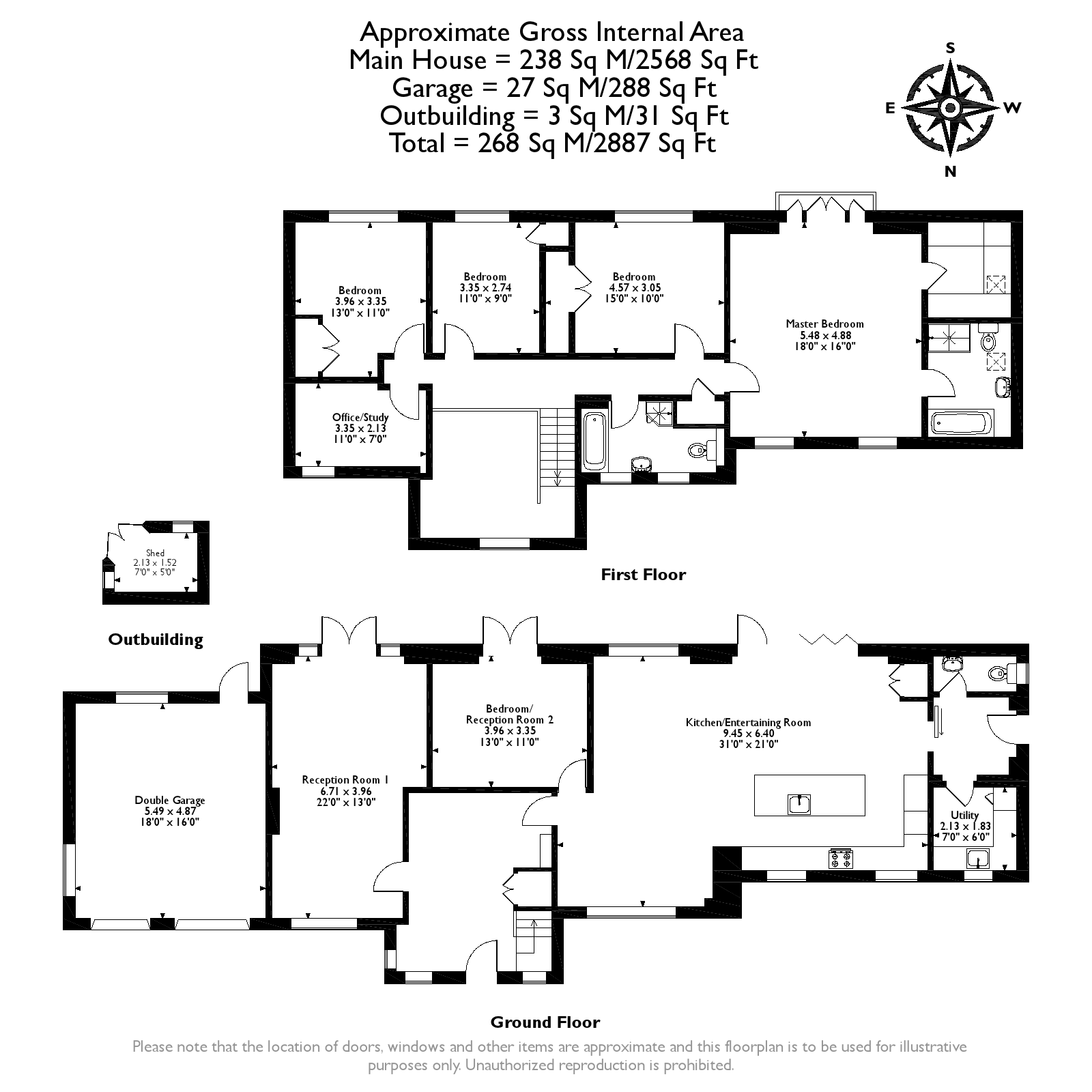 5 Bedrooms Detached house for sale in Wey Road, Weybridge KT13