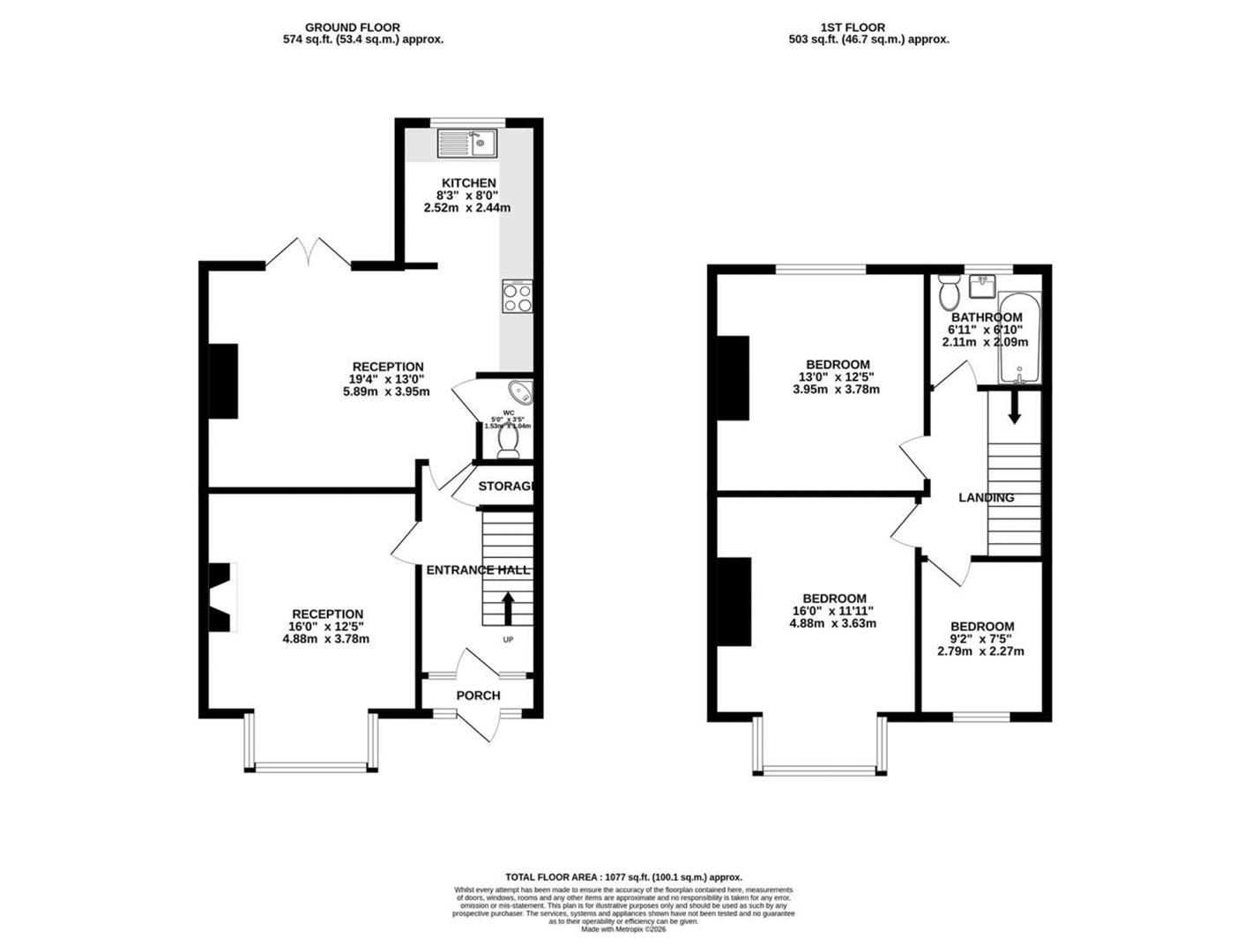 111, Wellington Hill West, Bristol floorplan