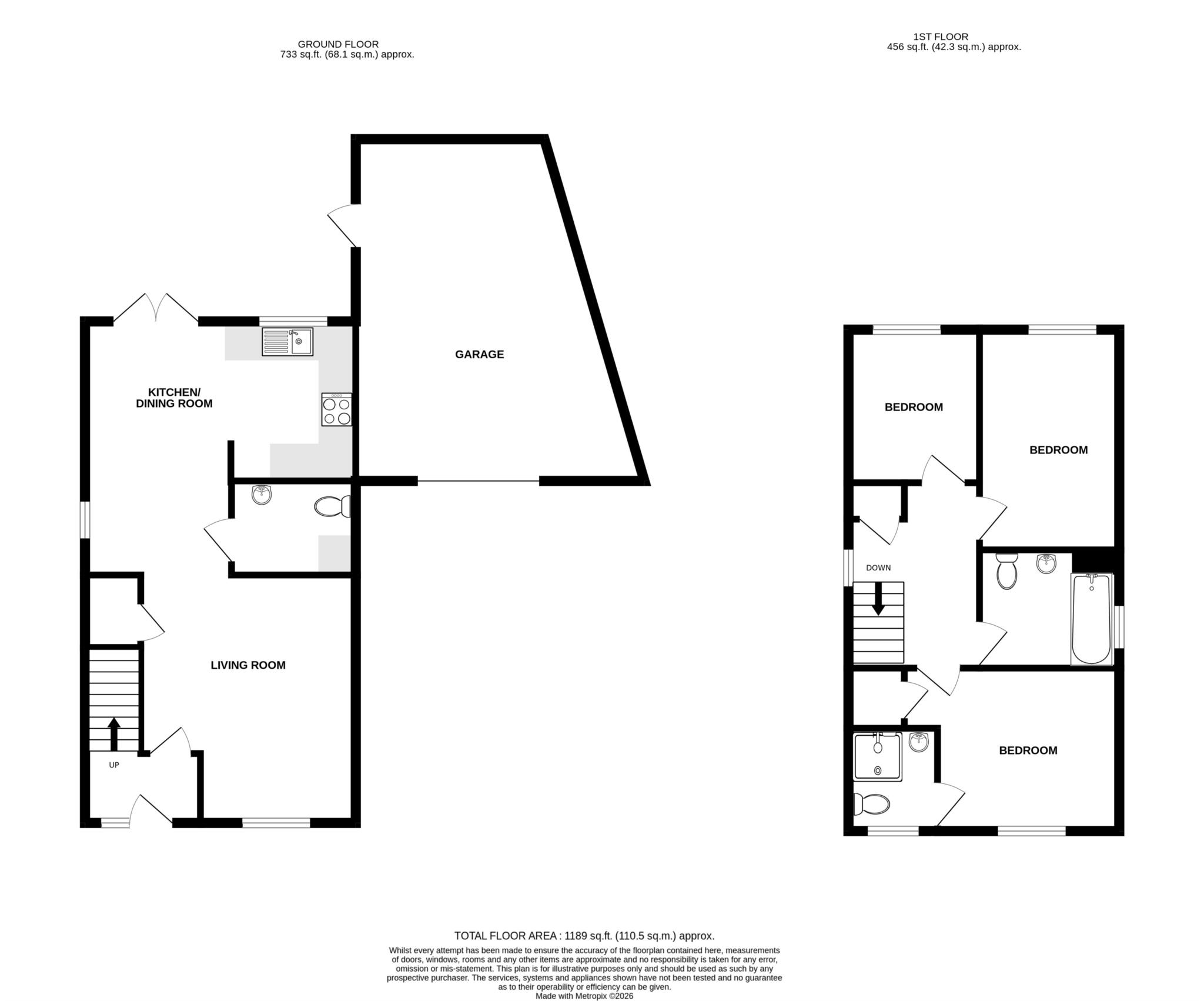 16, Forester Walk, Bordon floorplan