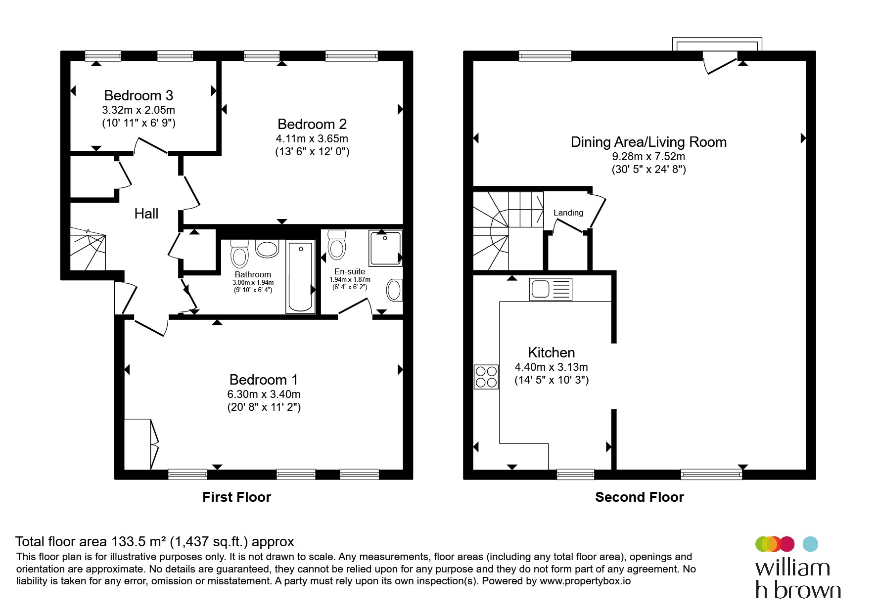 1e, Waters Walk, Bradford floorplan