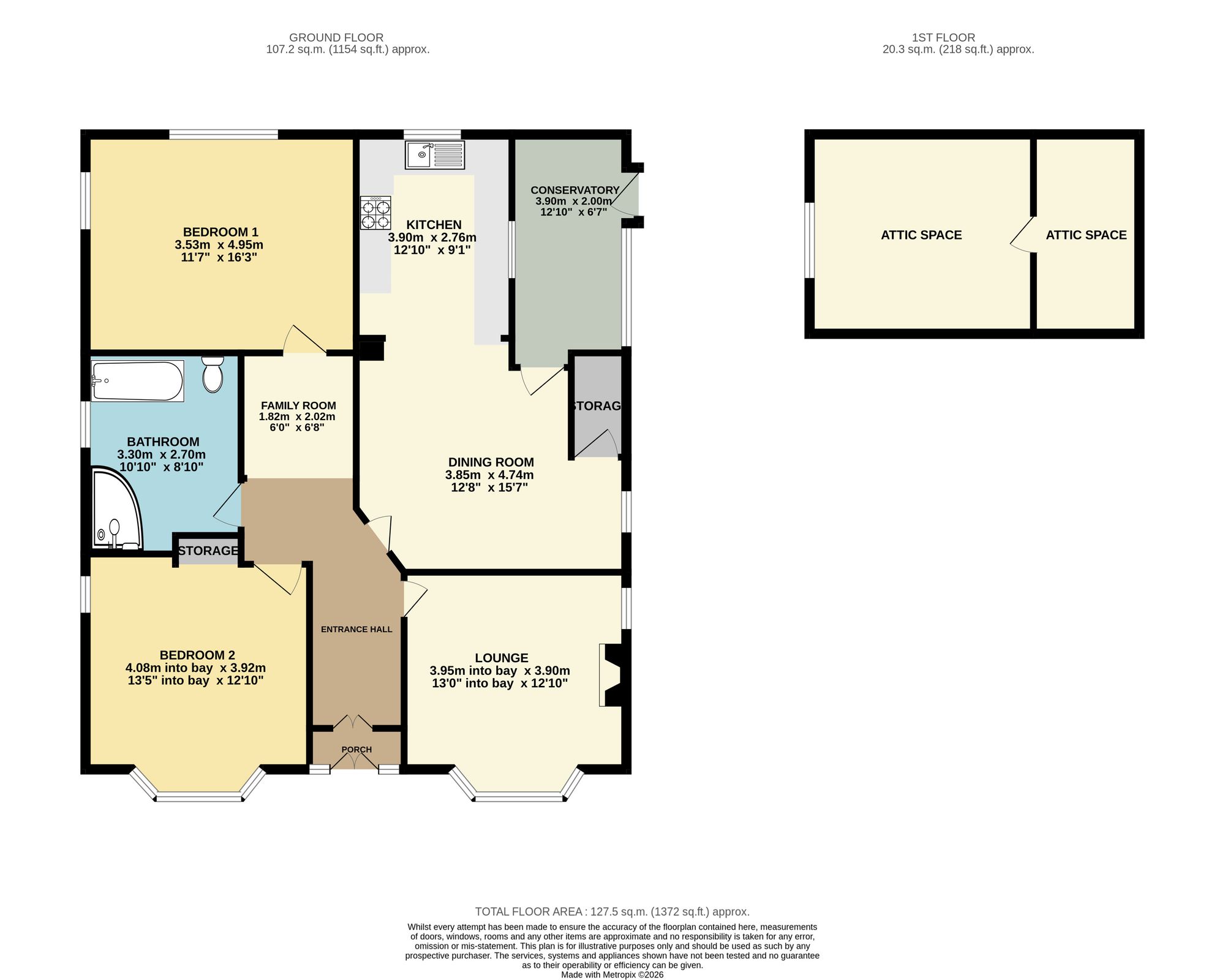 328 North Wingfield Road, Chesterfield floorplan