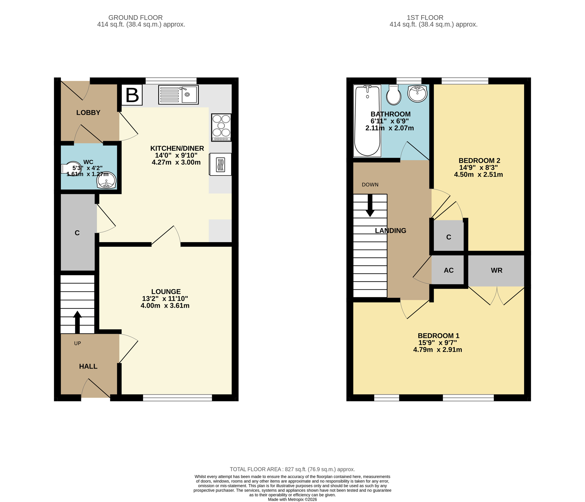 121 Stoodham, South Petherton floorplan