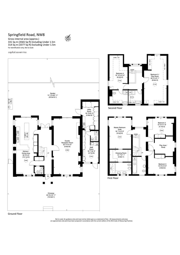34, Springfield Road, London floorplan