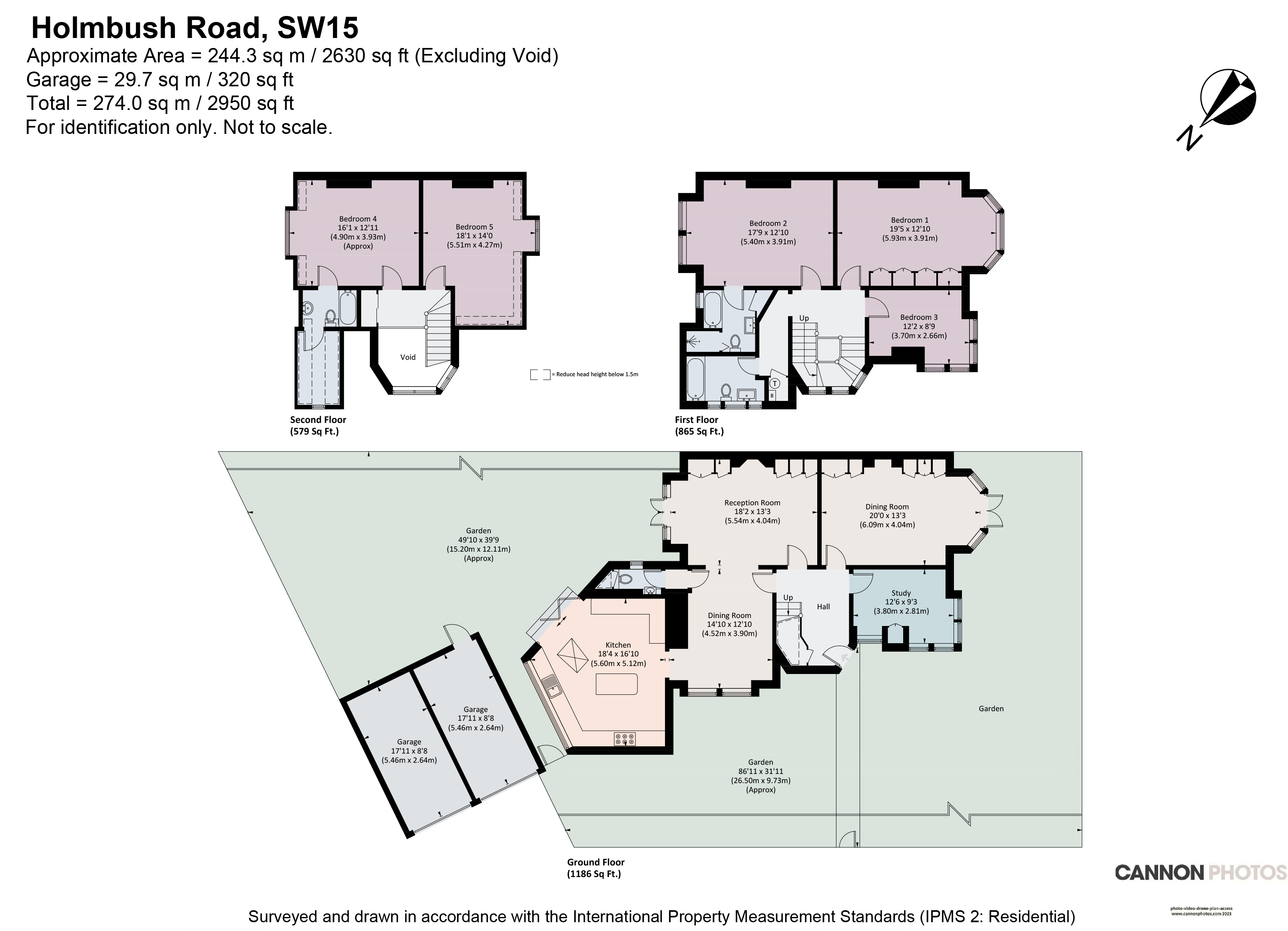 21, Holmbush Road, London floorplan