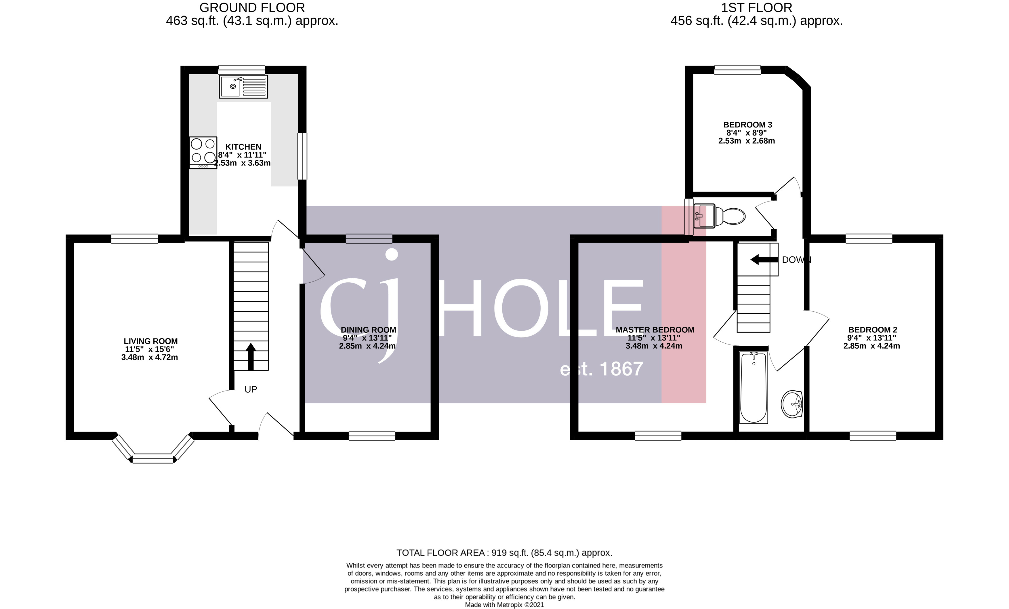 6, Cumberland Grove, Bristol floorplan