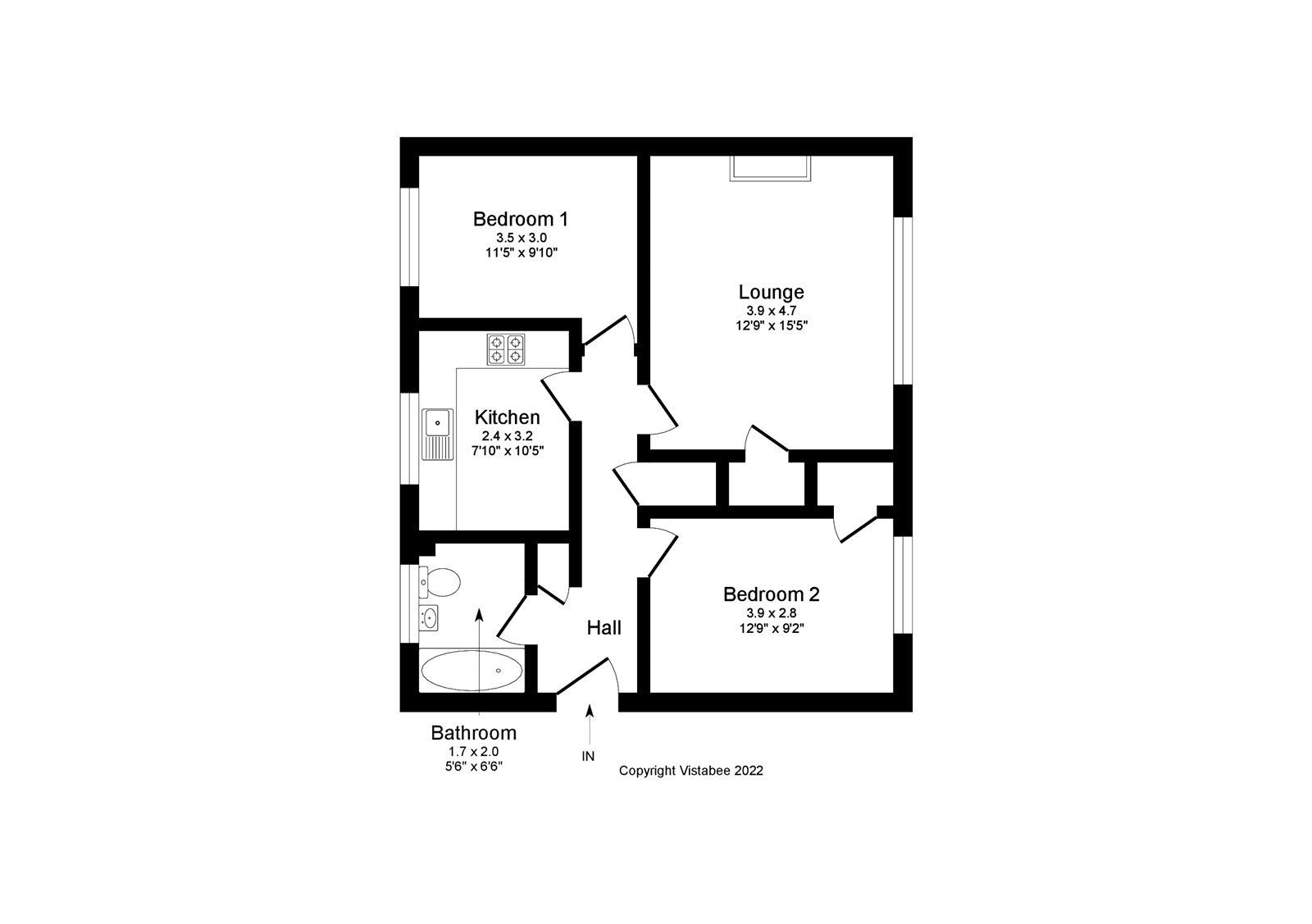 Holyrood Place, Stenhousemuir, Larbert, Stirlingshire FK5, 2 bedroom ...