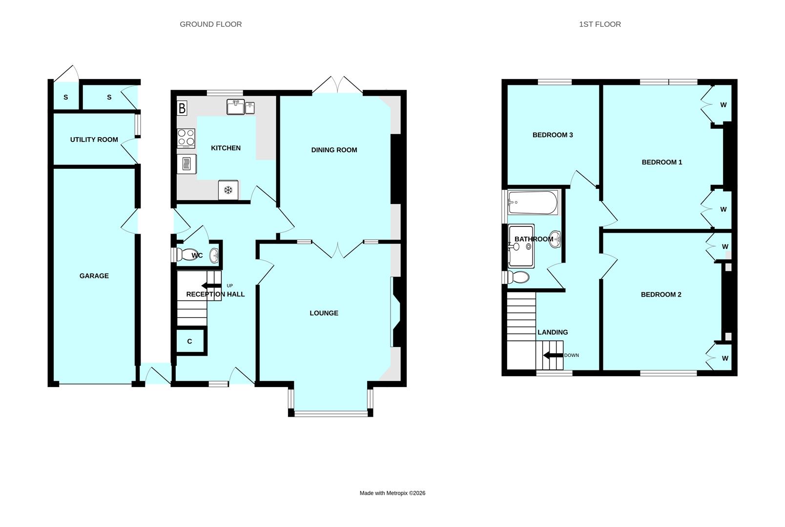 145, Alma Road, Plymouth floorplan