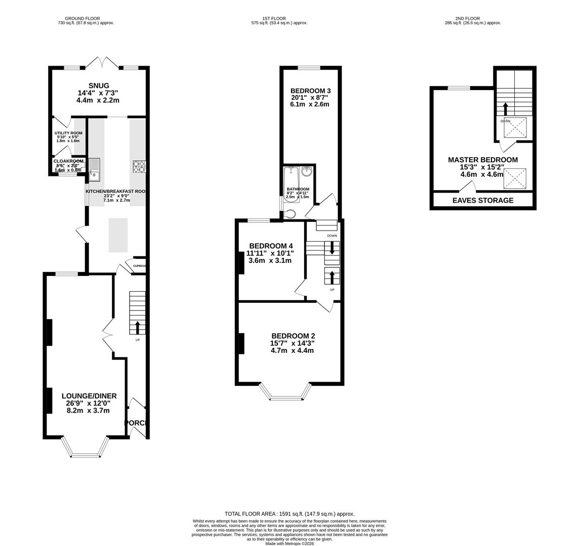 92, Abbotsbury Road, Dorset floorplan