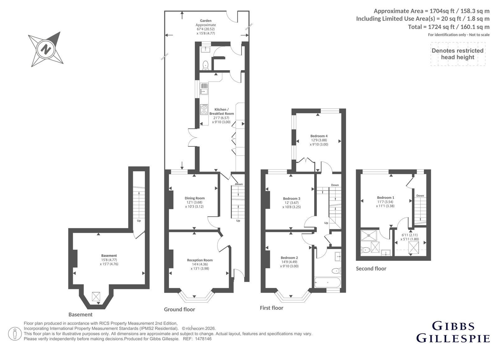 12, Westbury Road, Hertfordshire floorplan