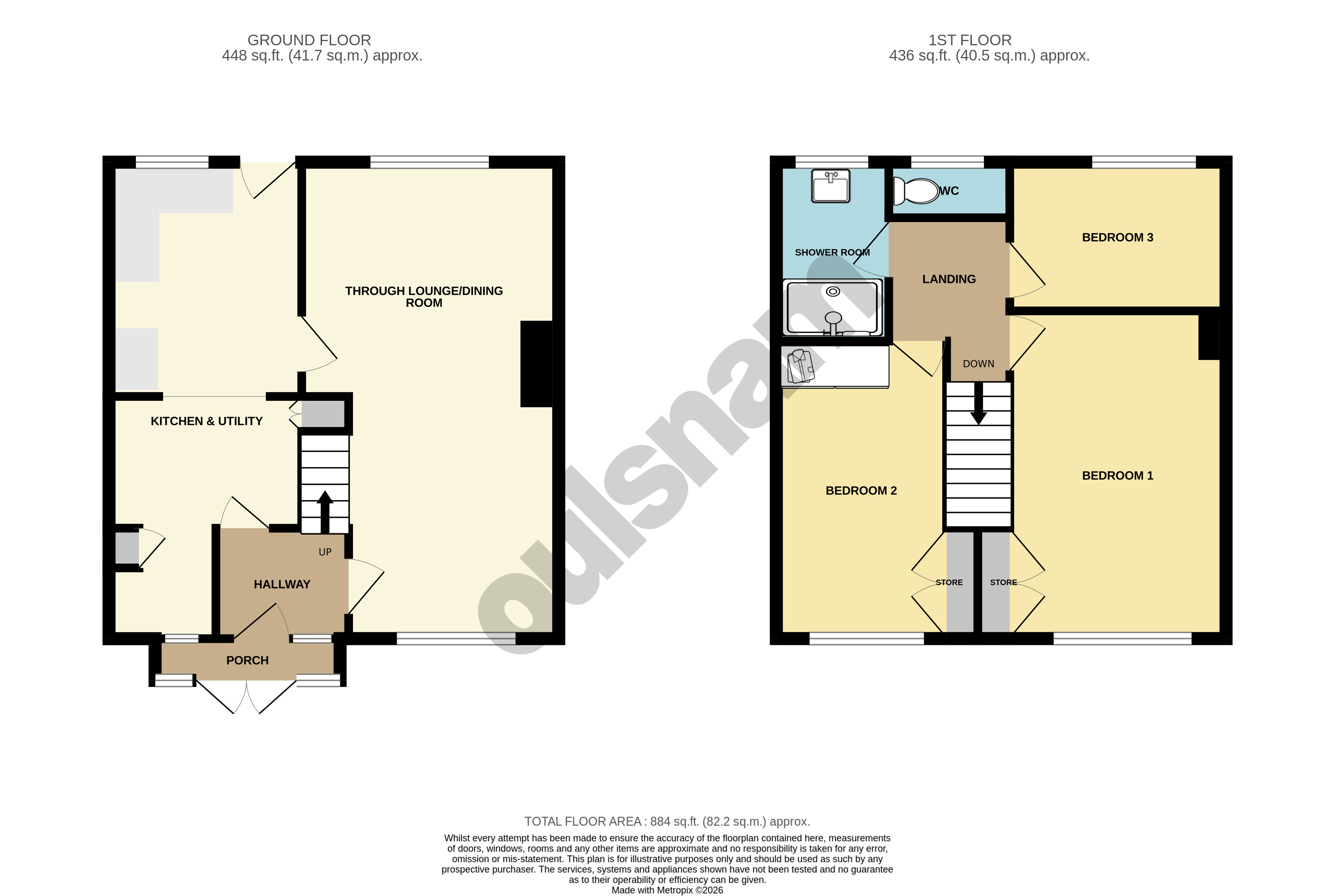7, Ashleigh Grove, Birmingham floorplan