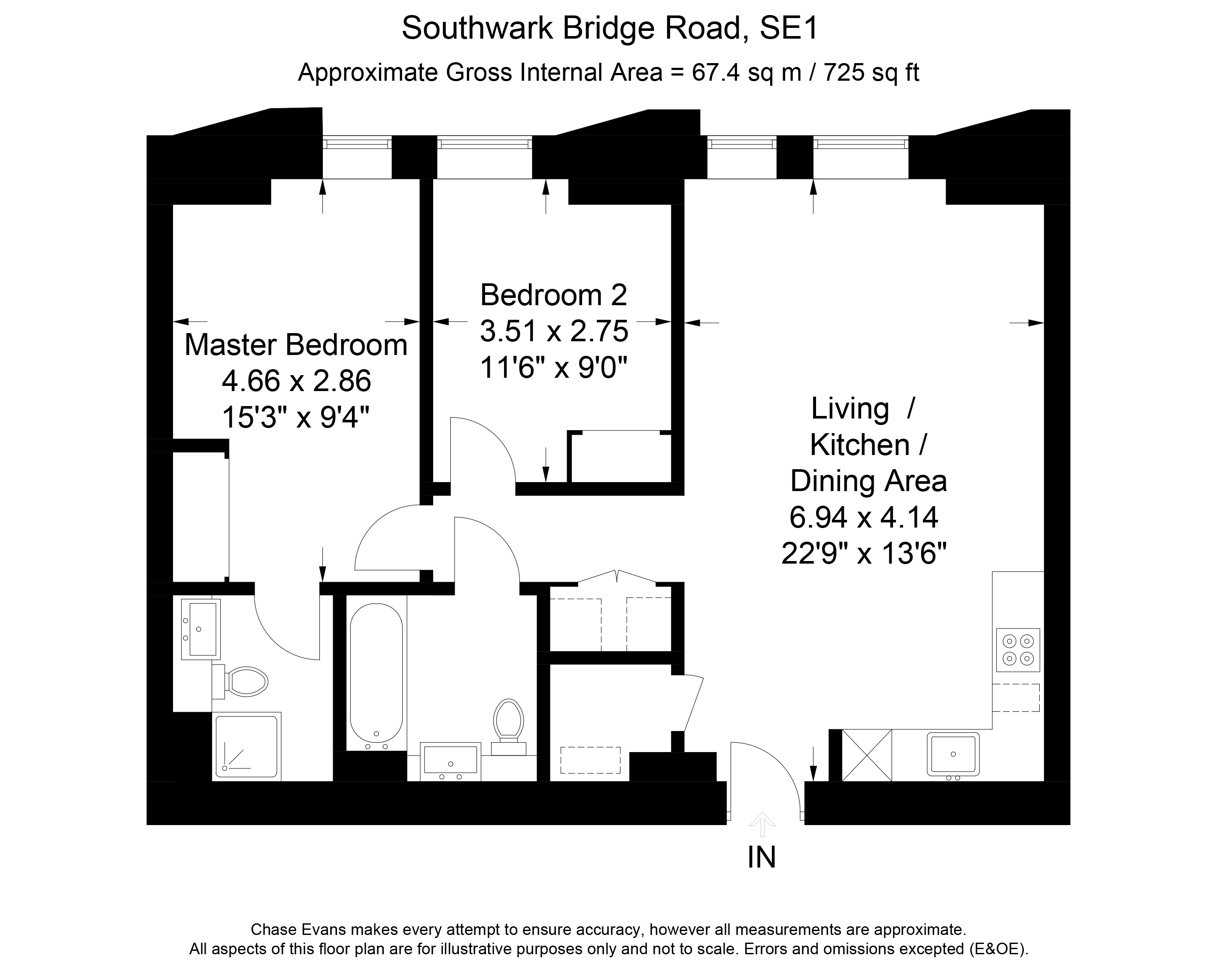 2 Bedrooms Flat to rent in Two Fifty One, Southwark Bridge, Elephant & Castle SE1