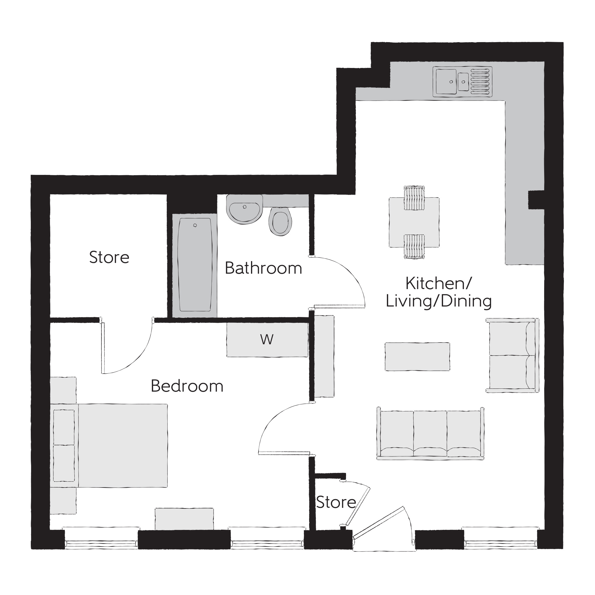 51, The Grove at Riverbrook Place, Steers Lane, Forge Wood, Tinsley Green, Crawley floorplan