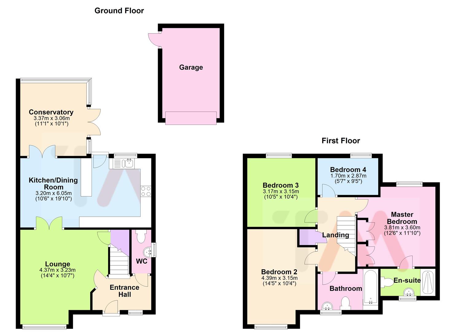 4 Bedrooms Link-detached house for sale in Nightingale Way, Royston SG8