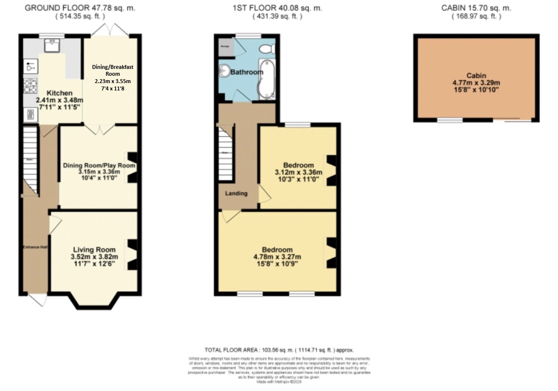 77, Victoria Avenue, Kent floorplan