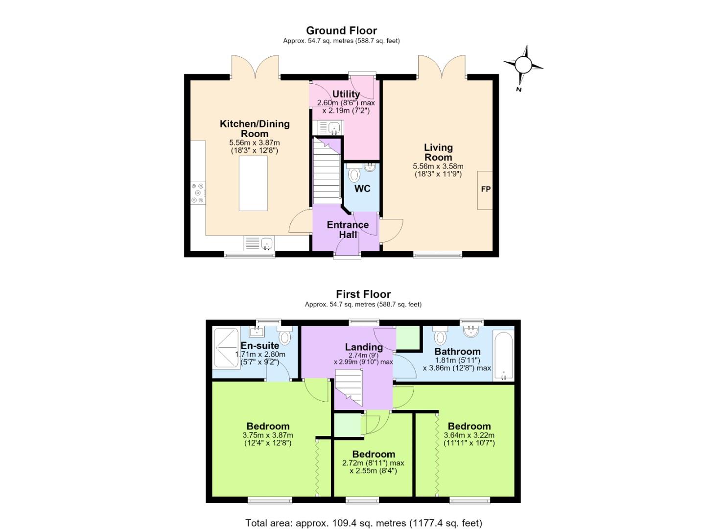 5, Manor Gardens, Swadlincote floorplan
