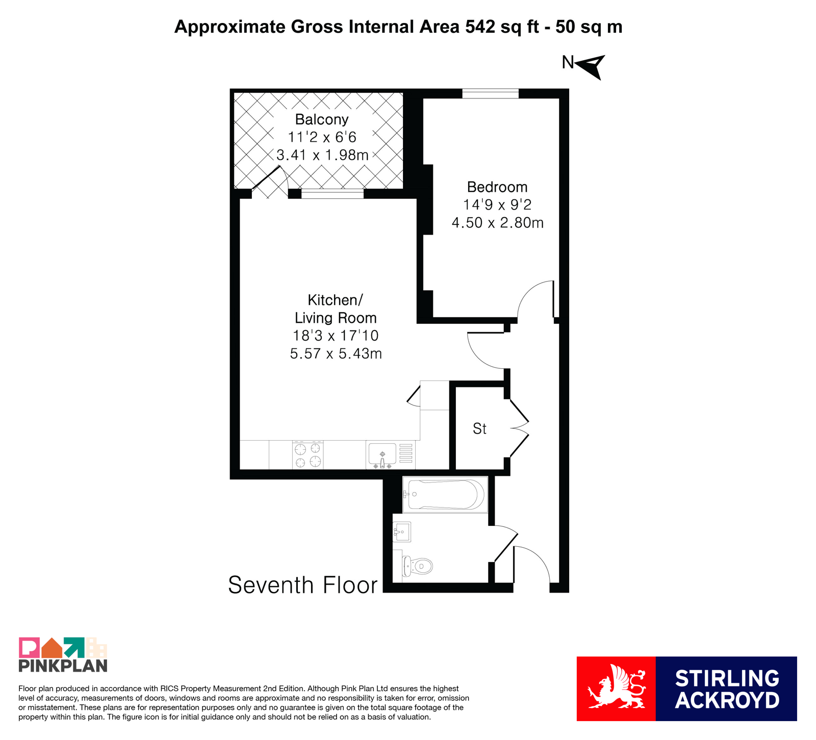 Flat 703, Blashill Court, 7, Pomfret Place, London floorplan