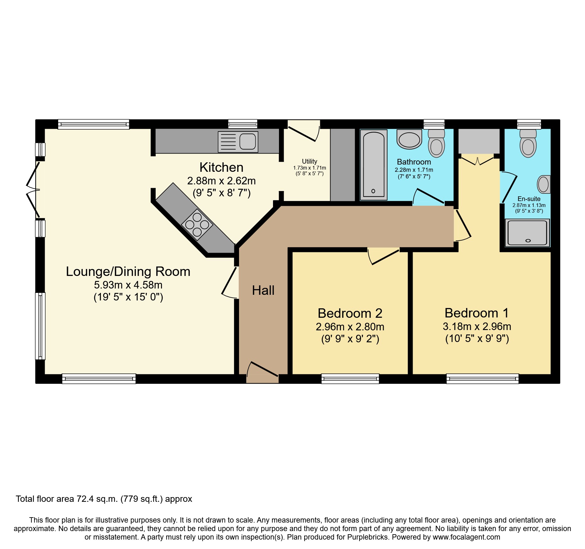 2, Mill Lane, Yarwell Mill, Peterborough floorplan