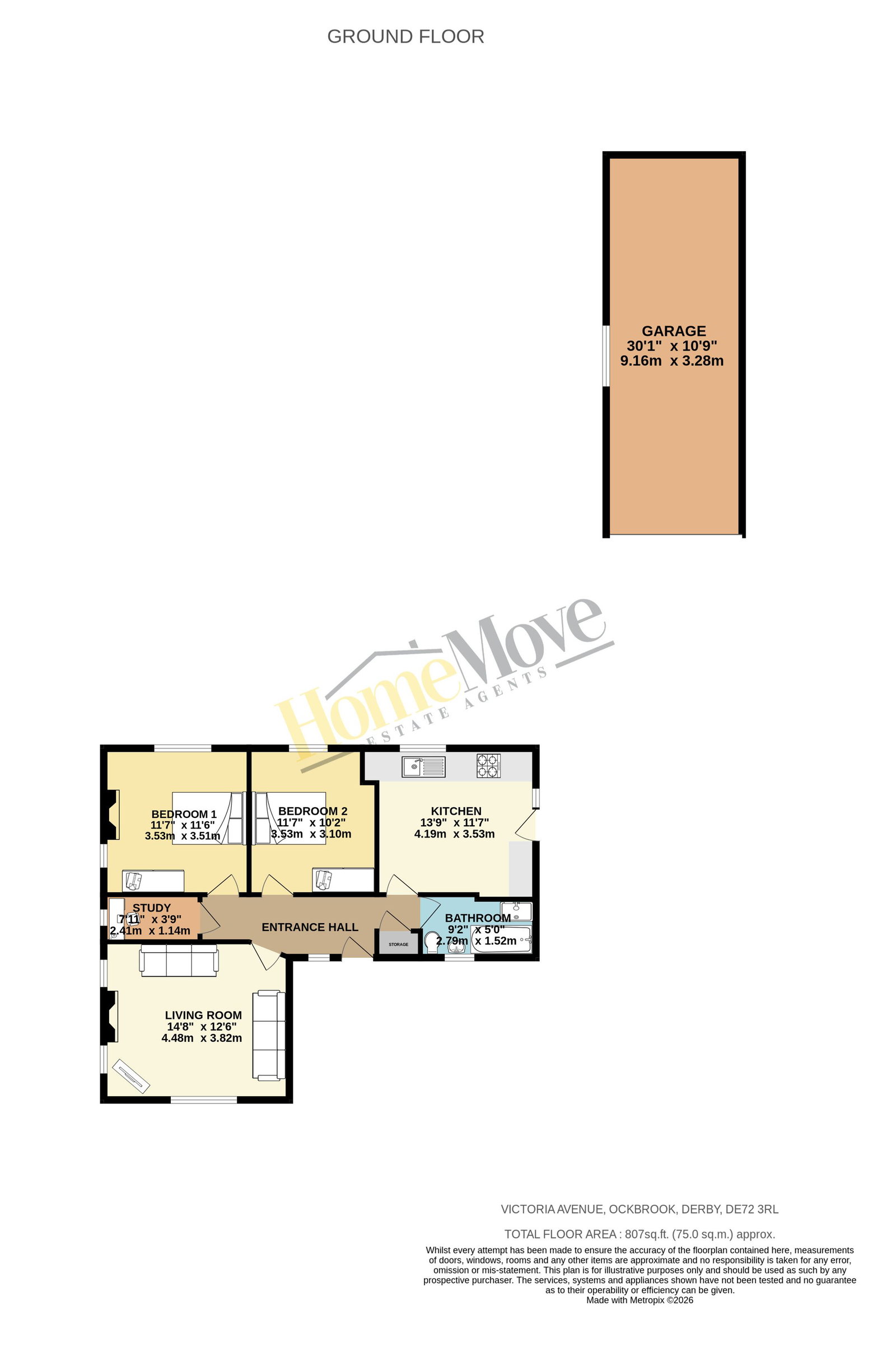 249, Victoria Avenue, Derby floorplan