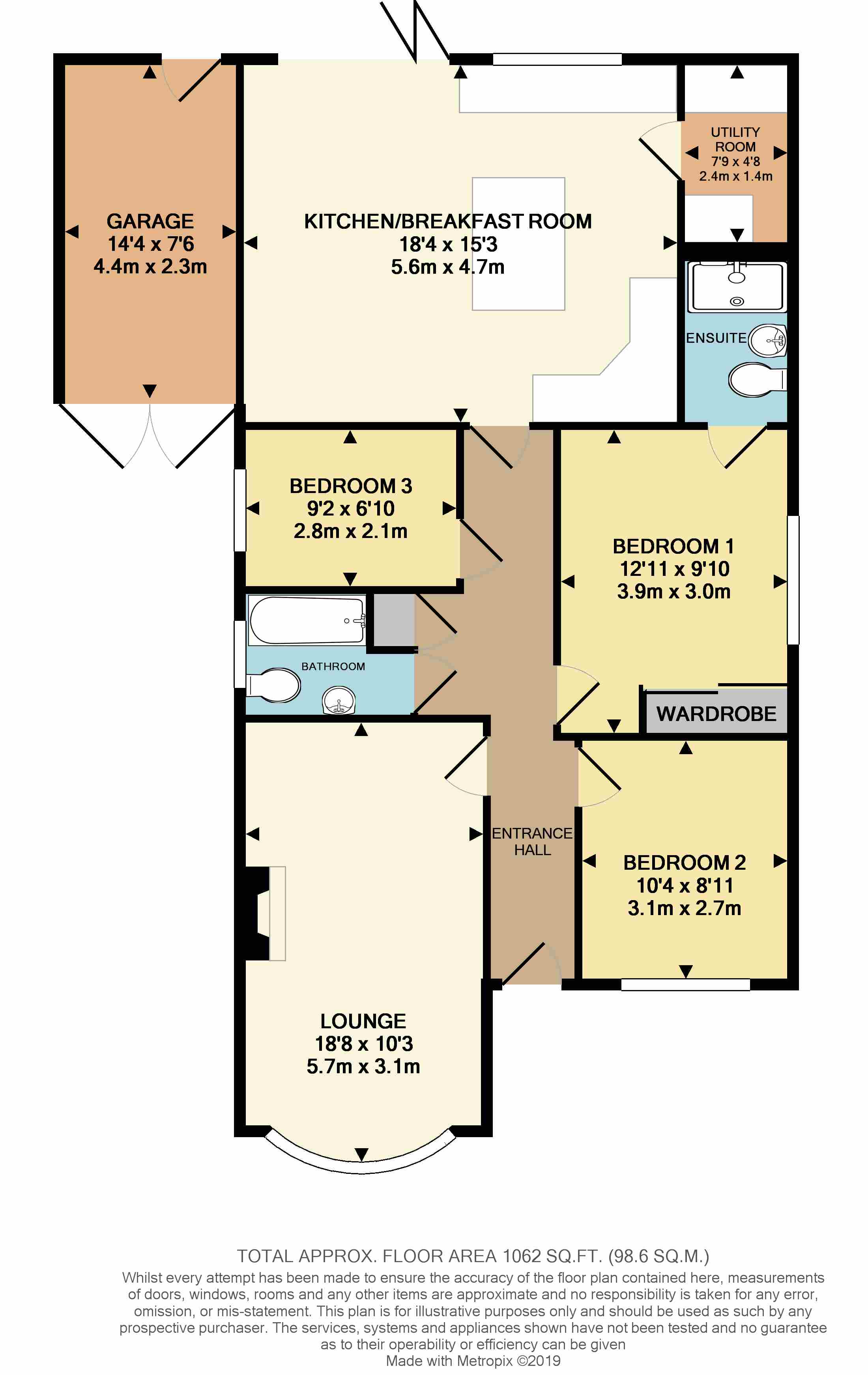 3 Bedrooms Detached bungalow for sale in Central Avenue, Ashingdon, Rochford SS4