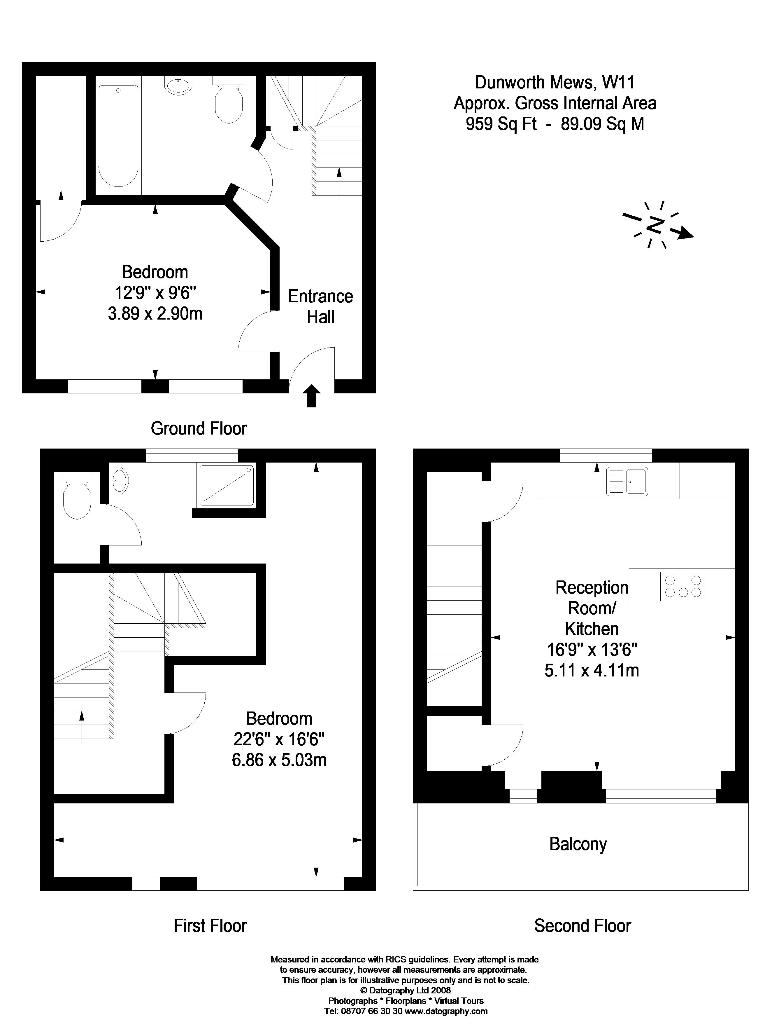 16, Dunworth Mews, London floorplan