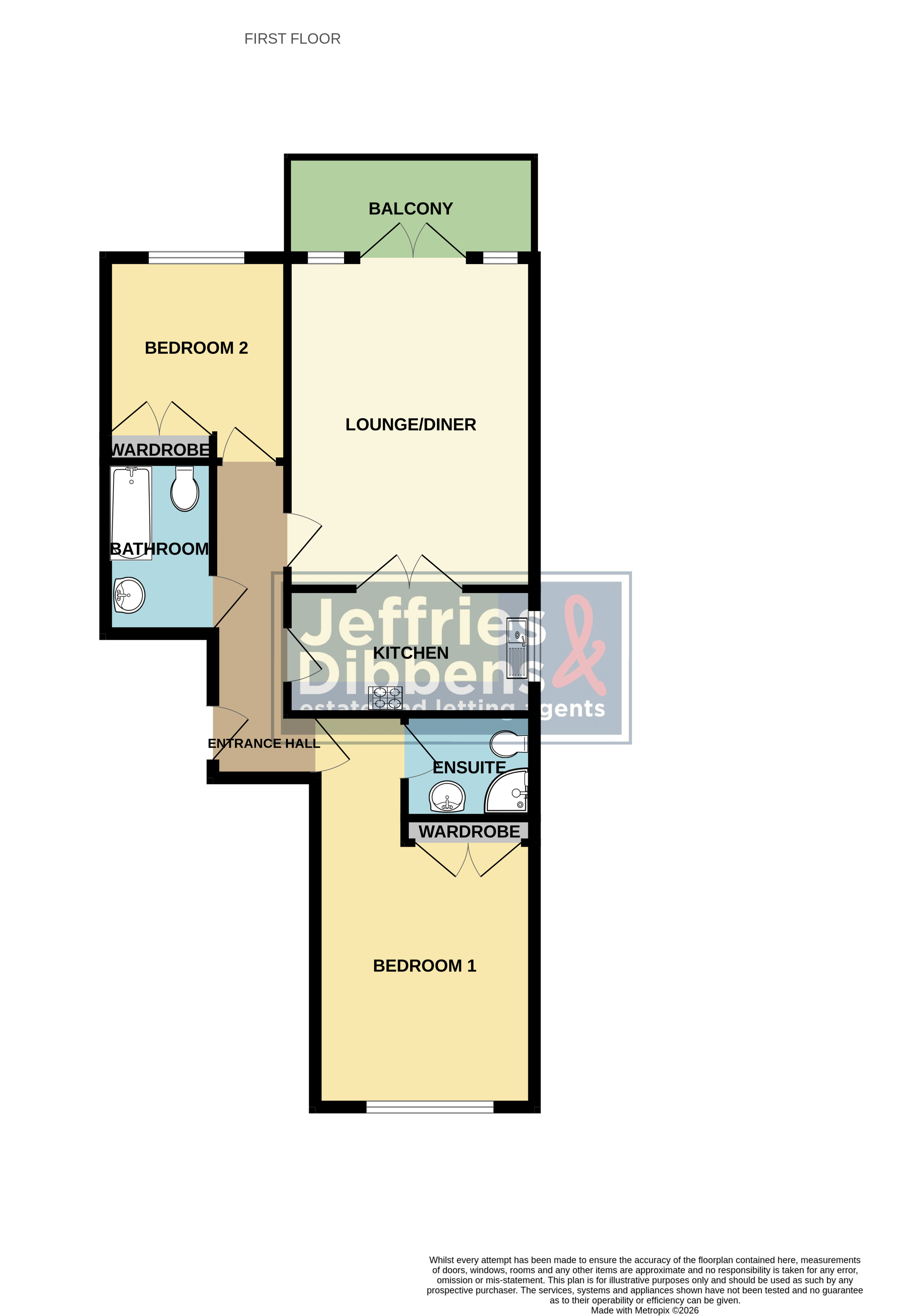 Flat 4 Drake Court, Marine Parade West, Lee-on-the-Solent floorplan