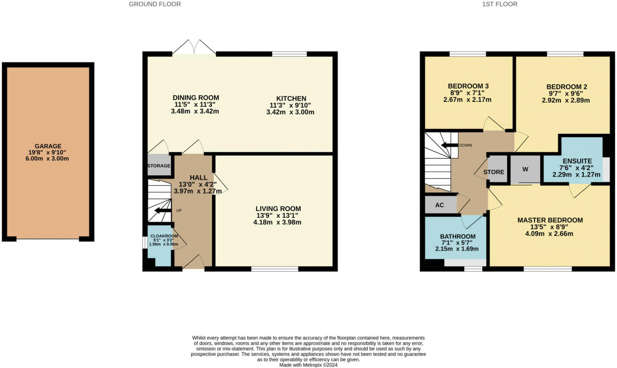 12, Cornish Close, Taunton floorplan