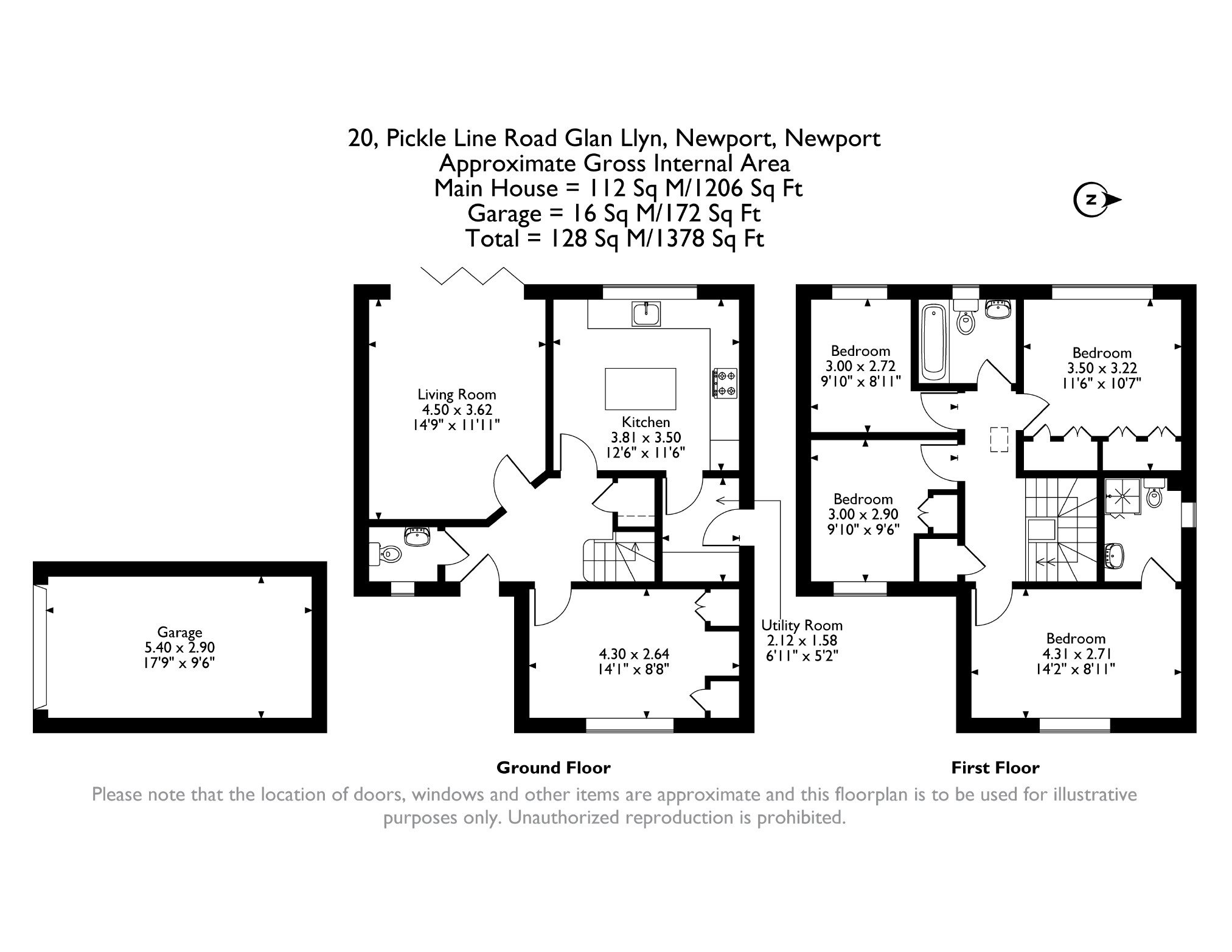 20, Pickle Line Road, Newport floorplan
