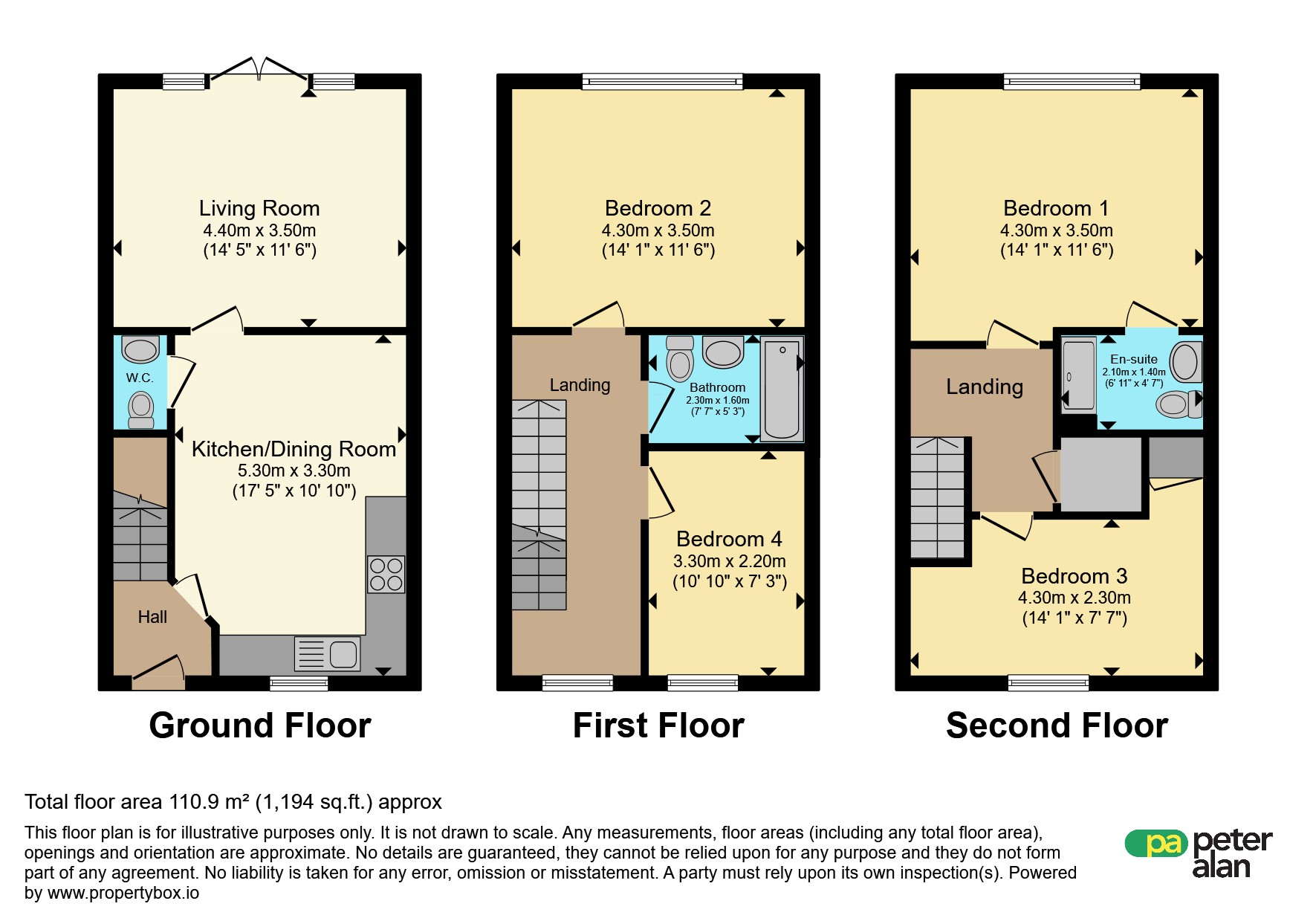 21, Ffordd Y Mileniwm, Barry floorplan