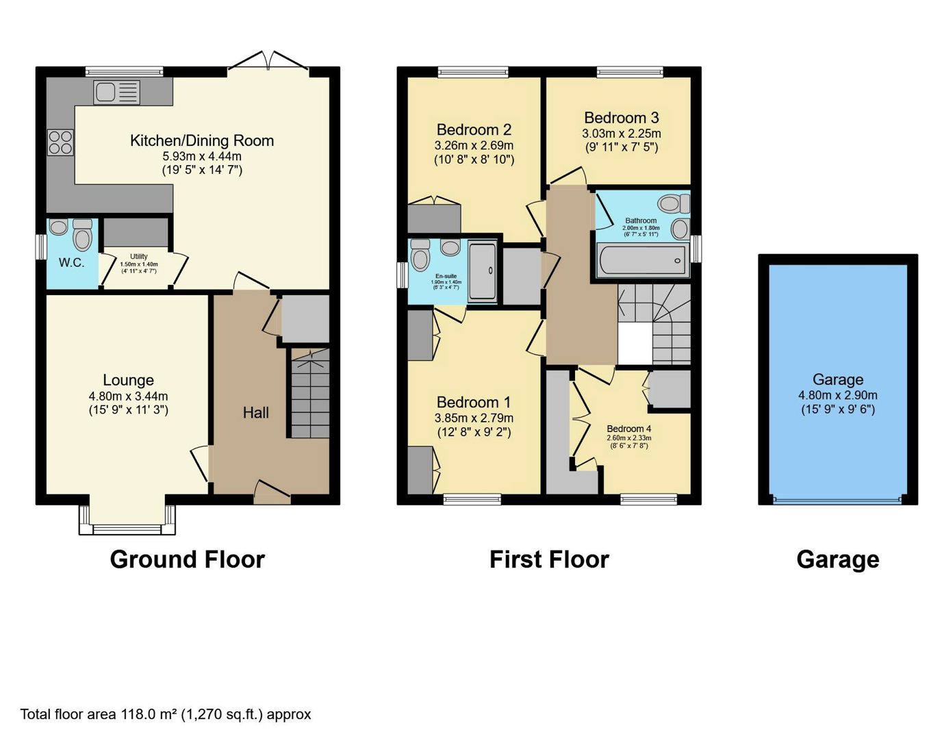 2, Henry Hoare Drive, Milton Keynes floorplan