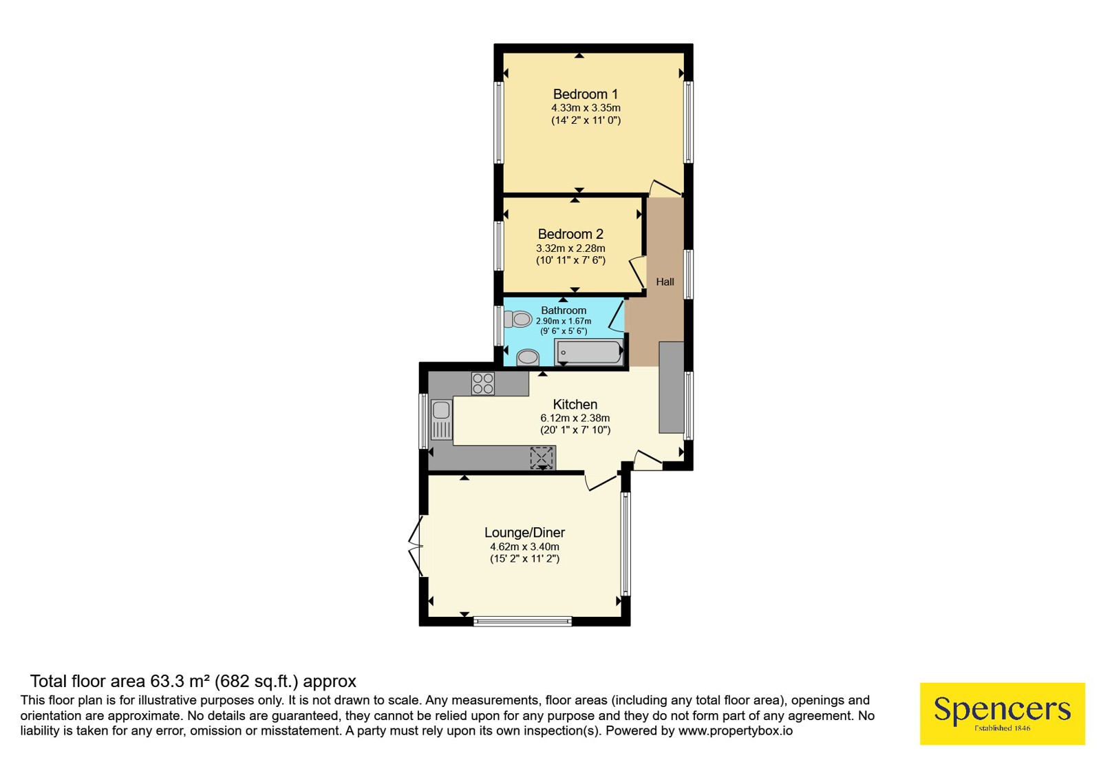 11, Chestnut Close, Leicester floorplan