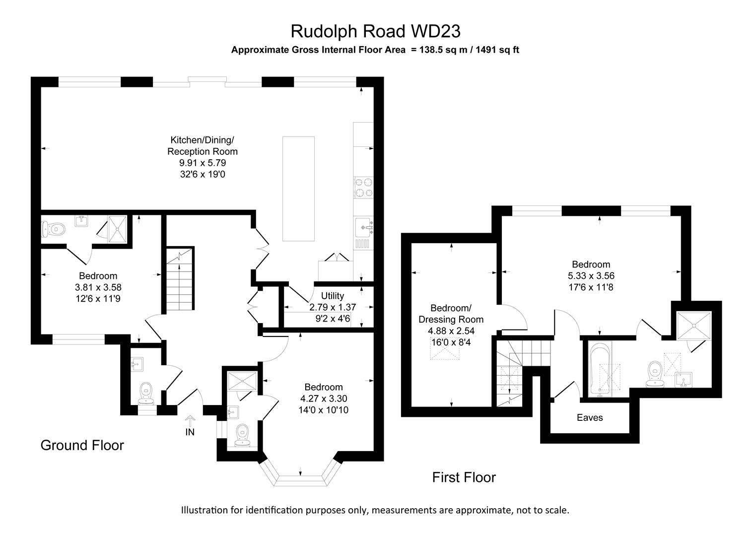Rudolph Road, Bushey WD23, 4 bedroom detached bungalow for sale