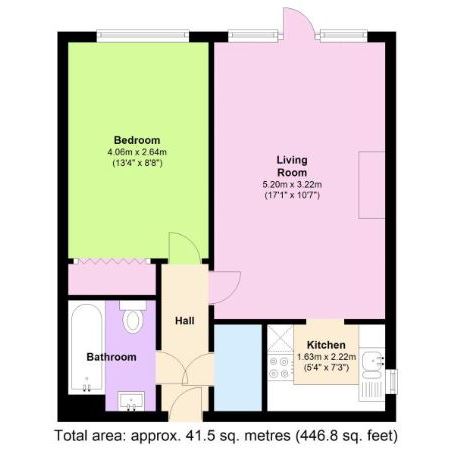 31 Lavant Court, Charles Street, Petersfield floorplan