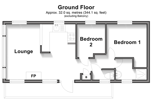 New Dover Road Capel-Le-Ferne, Folkestone floorplan