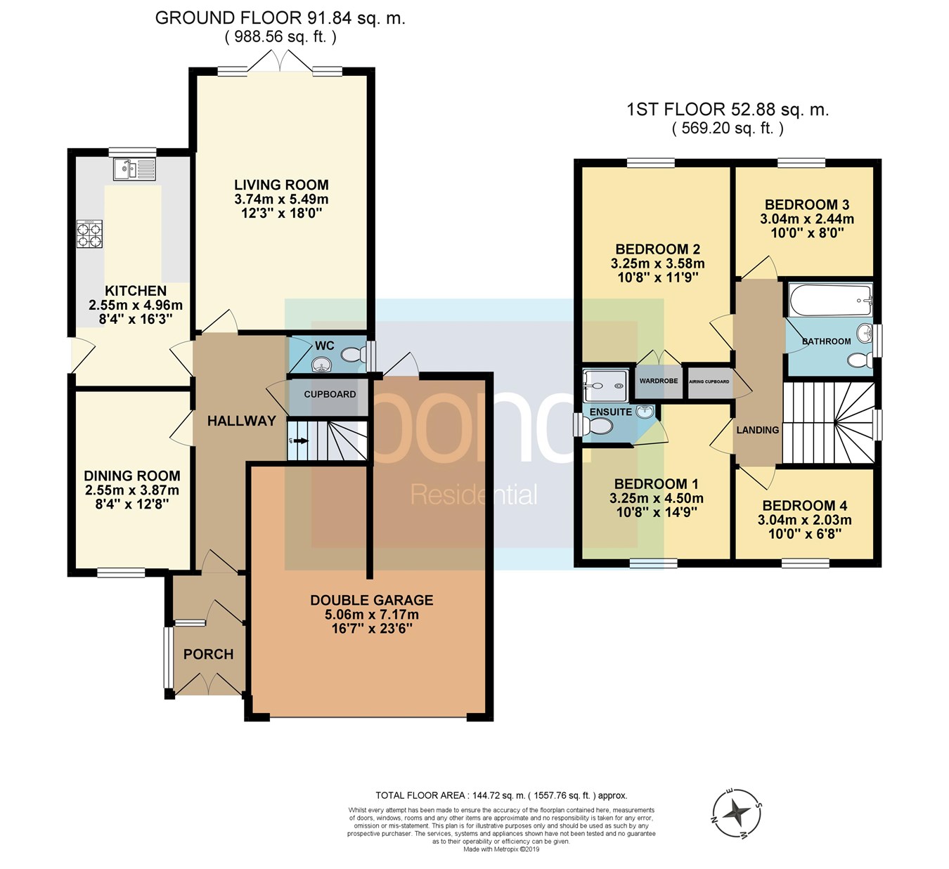 4 Bedrooms Detached house for sale in Hatfield Road, Witham CM8