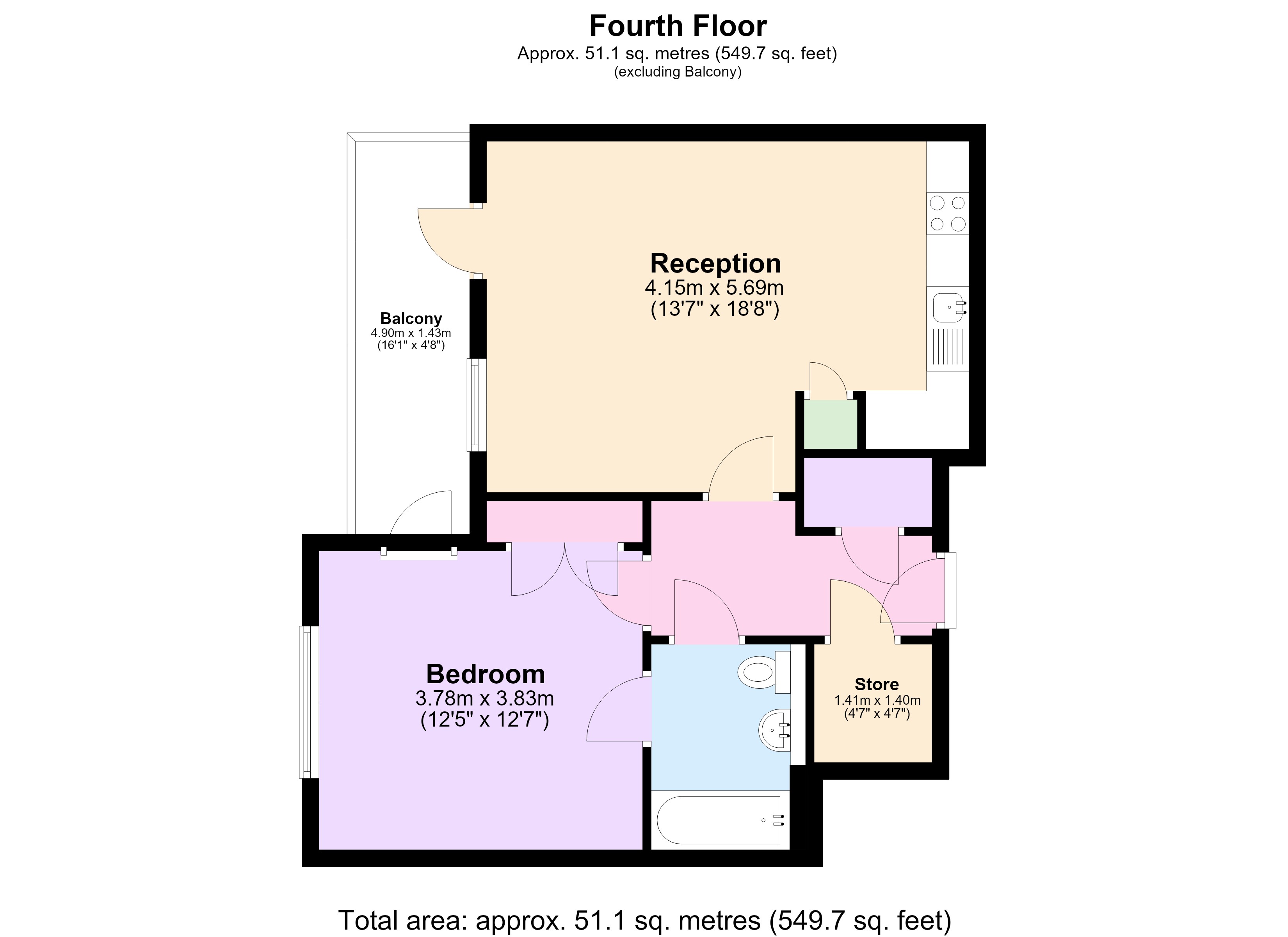Gazella Heights, Woolwich floorplan