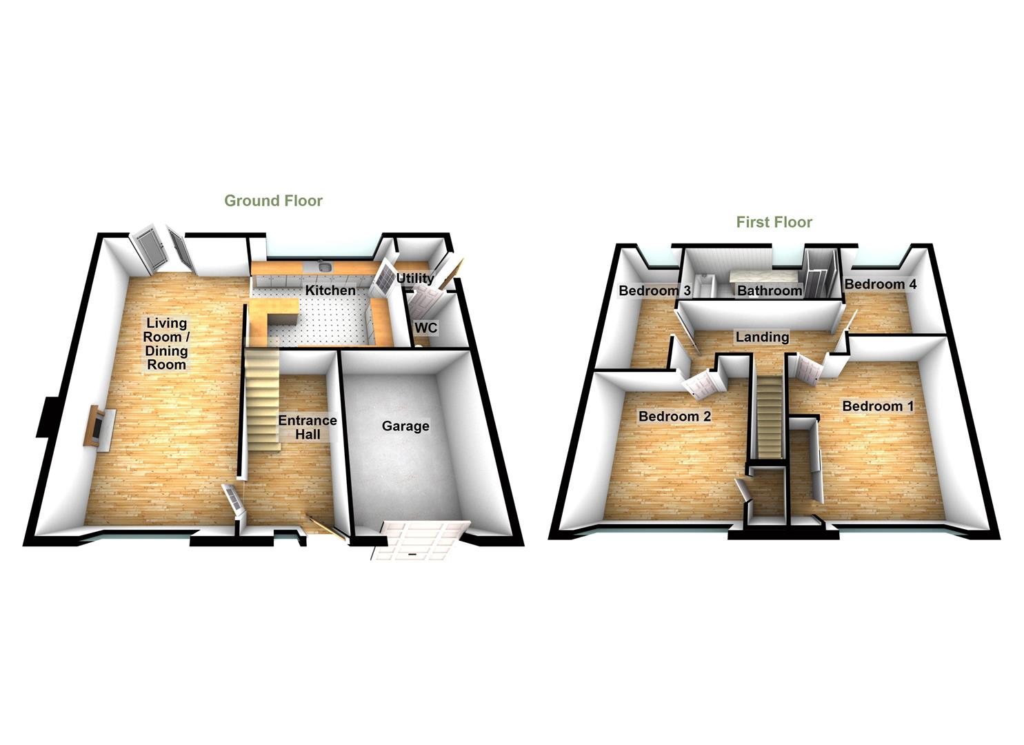 6, Fenner Close, Marske-By-The-Sea floorplan