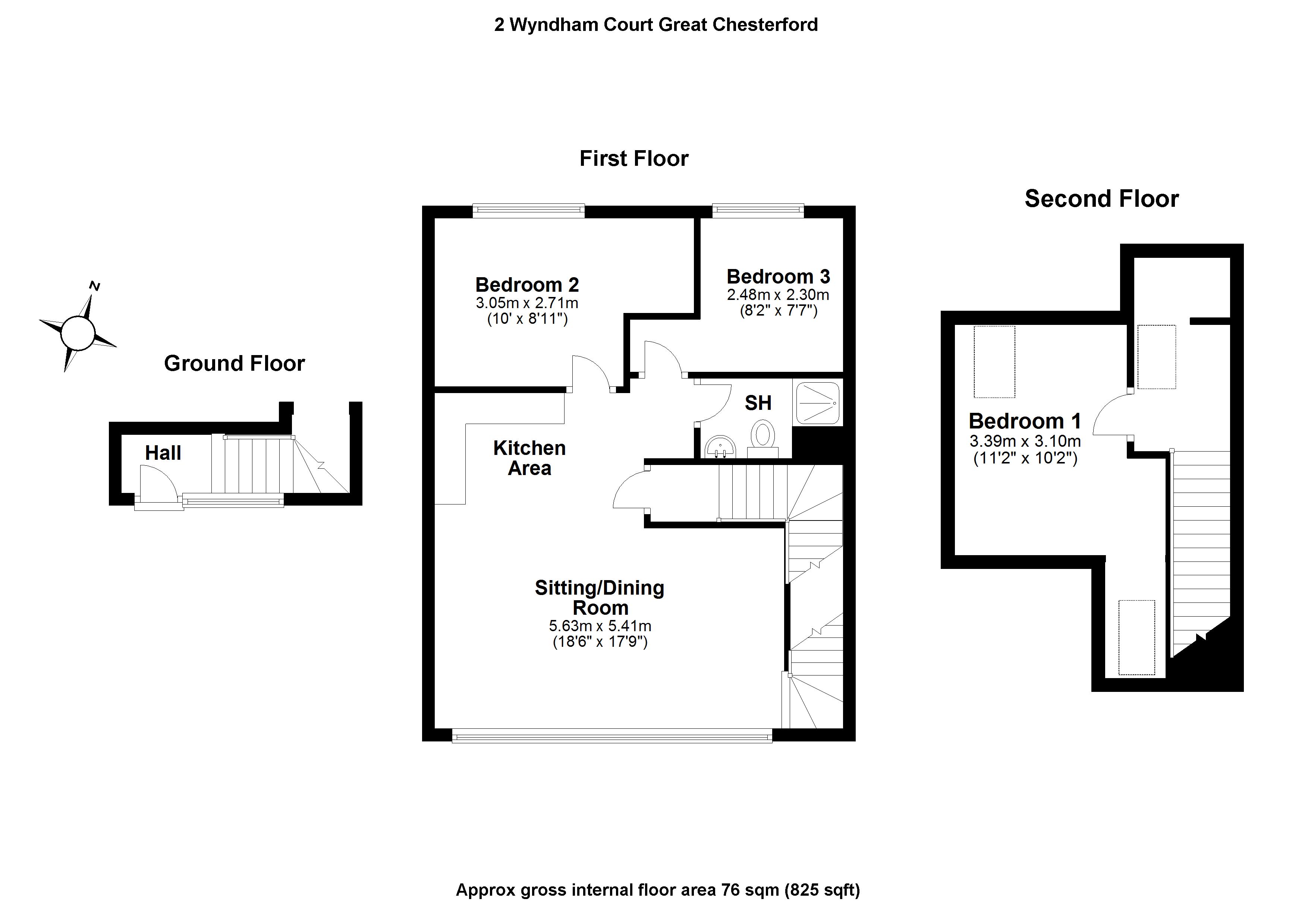 3 Bedrooms Flat for sale in Great Chesterford Court, Great Chesterford, Saffron Walden, Essex CB10