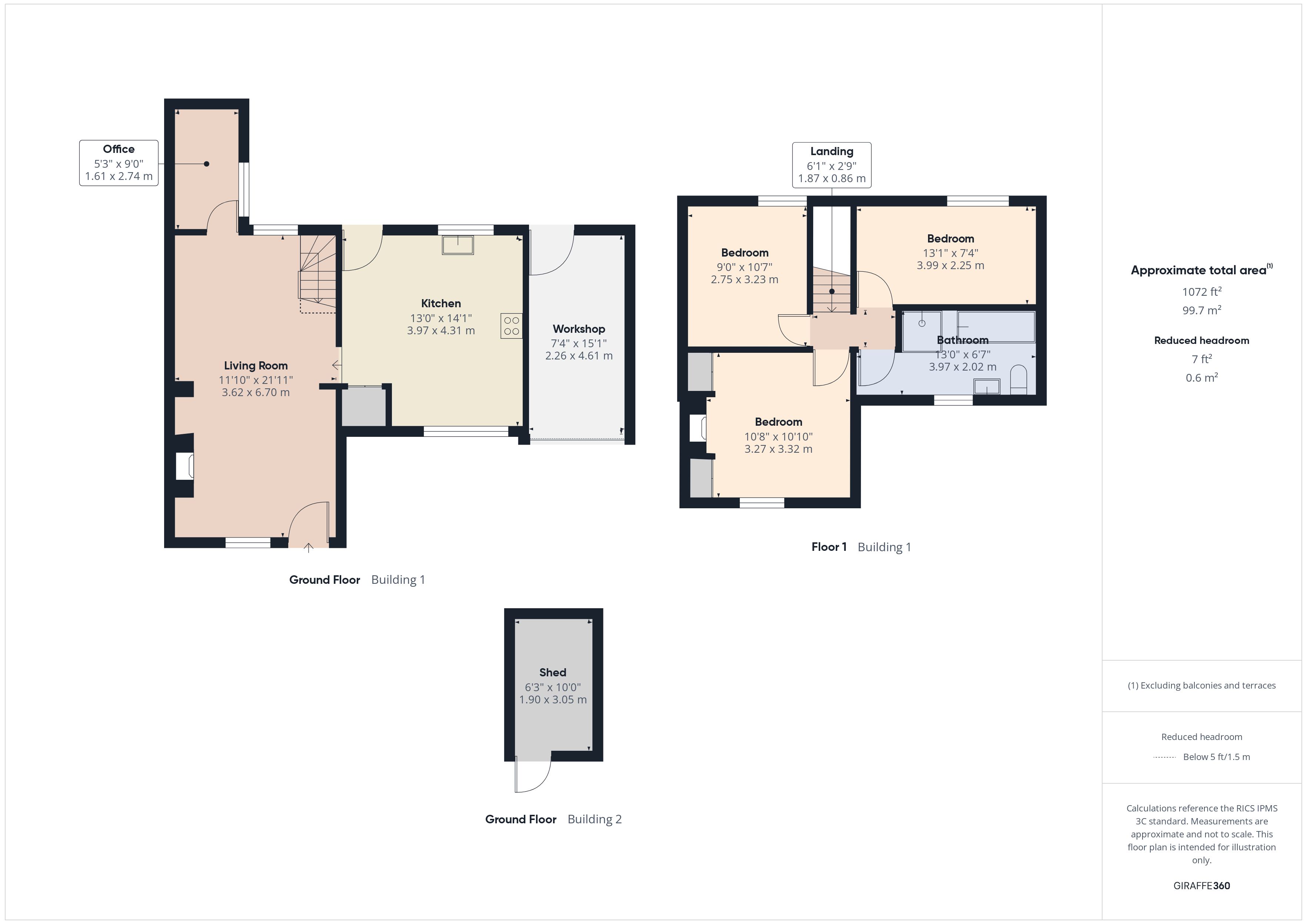 4 Coniston Cottages,, Wexham Street, Buckinghamshire floorplan