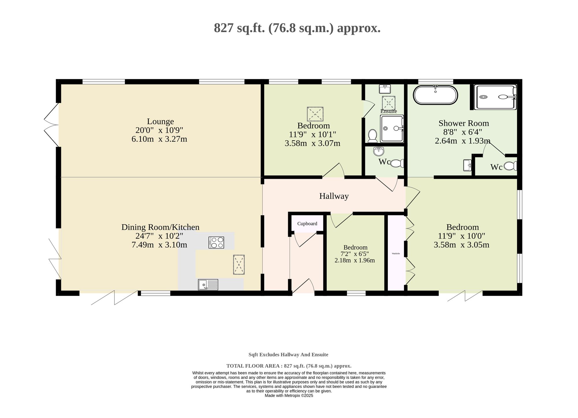 34 The Gables, North Walsham floorplan
