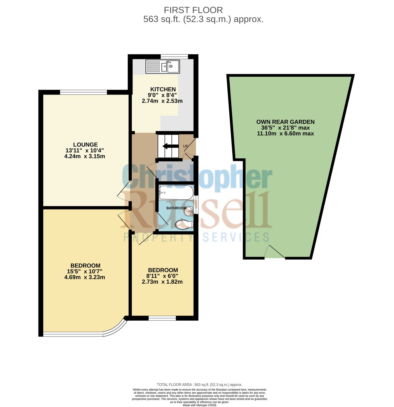 42, Russell Close, Bexleyheath floorplan