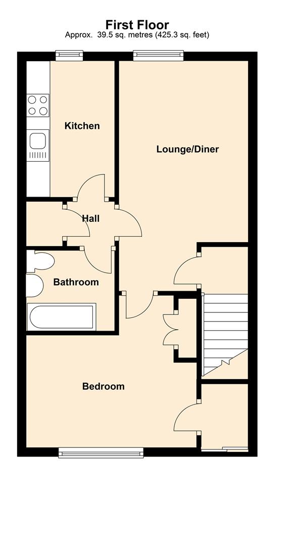 1 Bedrooms Flat to rent in Maitland Avenue, Mountsorrel, Loughborough LE12