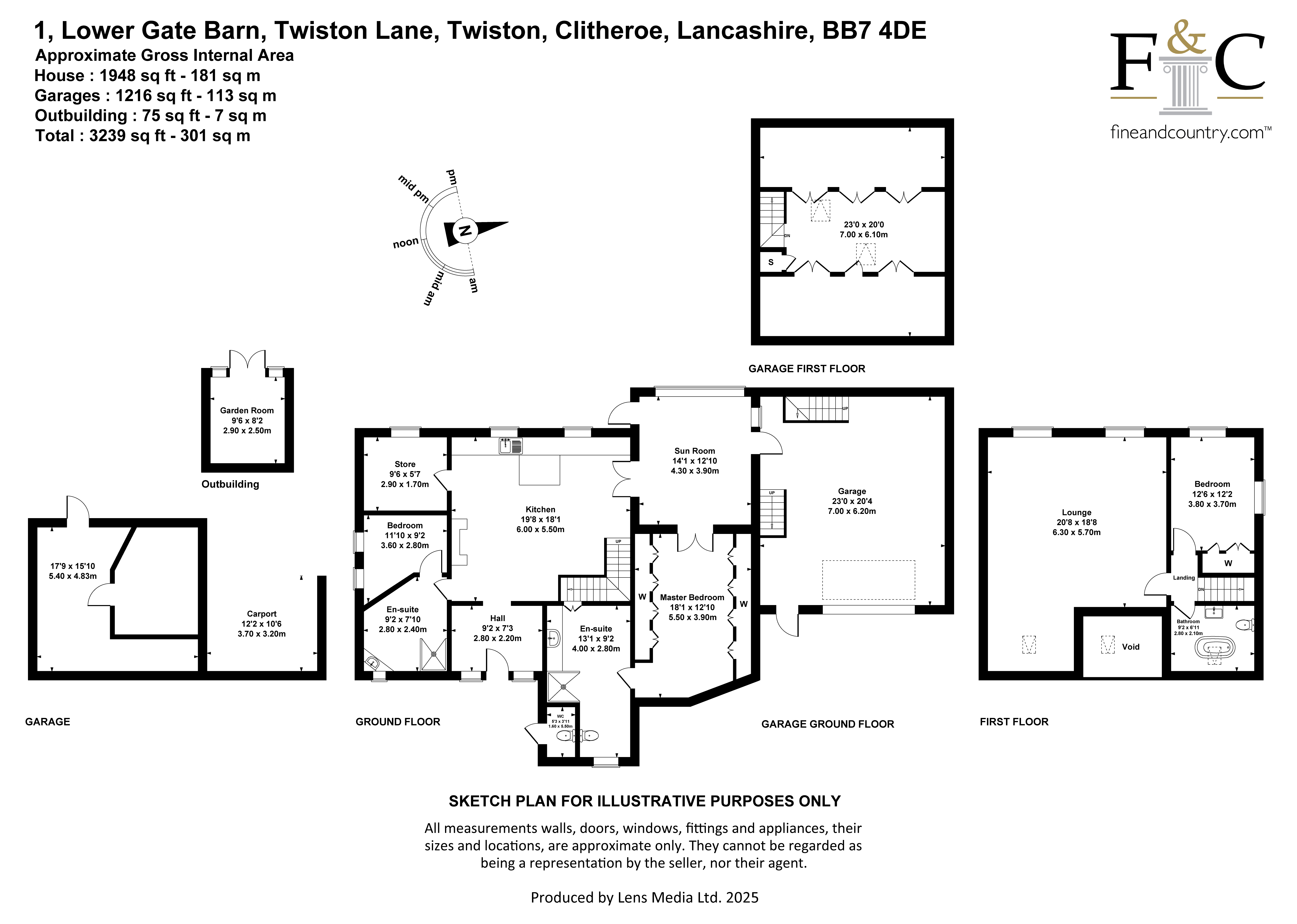 1, Lower Gate Barn,, Twiston Lane, Clitheroe floorplan
